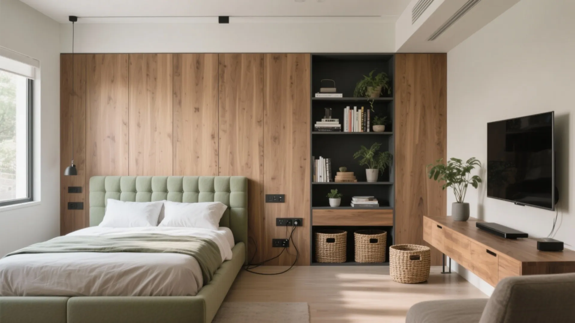 Idea 2: Double‑Sided Headboard as a Divider