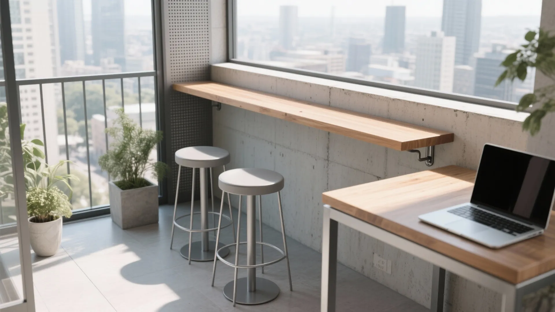 Slimline Bistro Nook With Dual-Height Surfaces