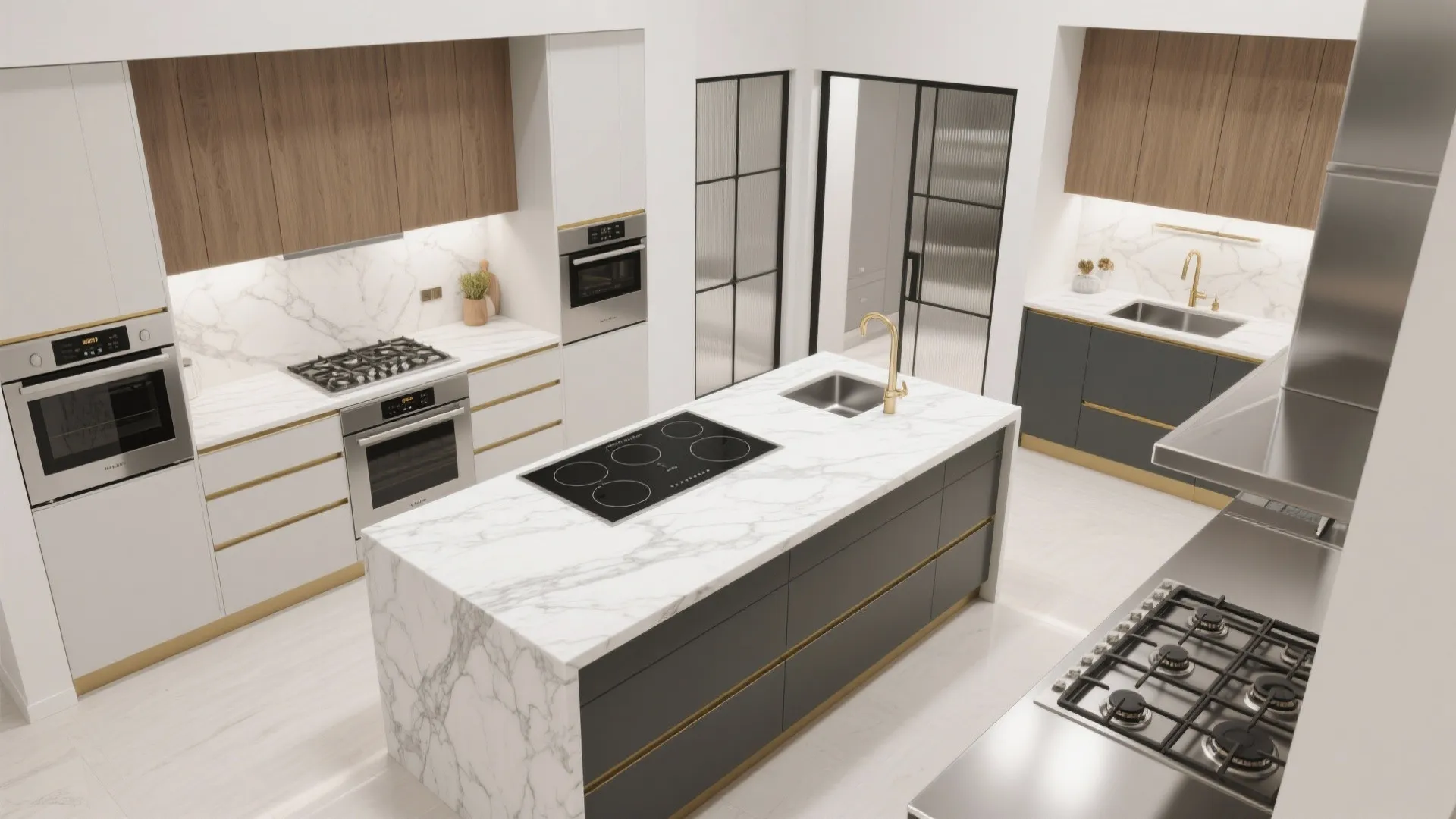 Show Kitchen + Wet “Spice” Kitchen