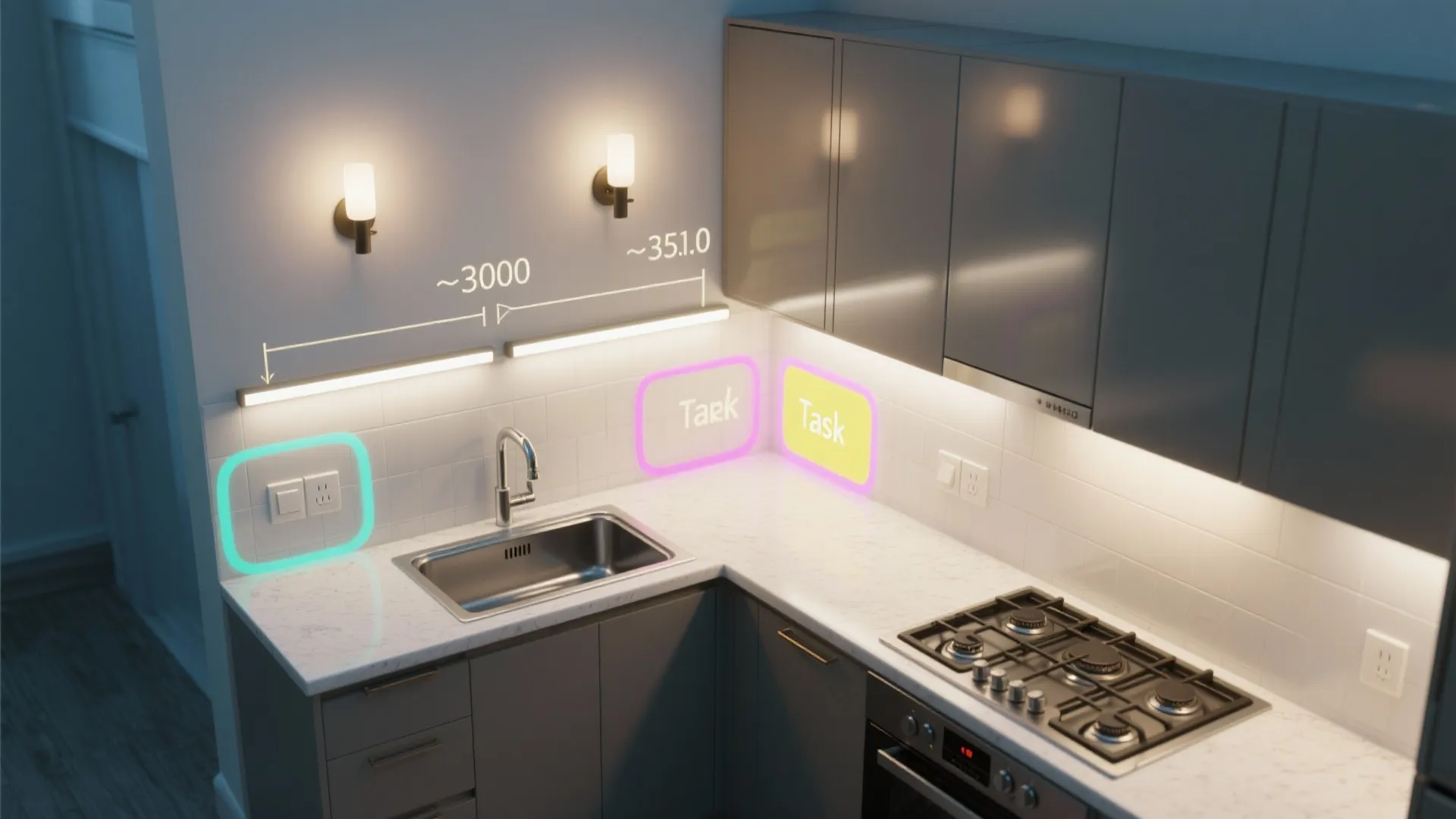 Layered task + ambient with dual switching