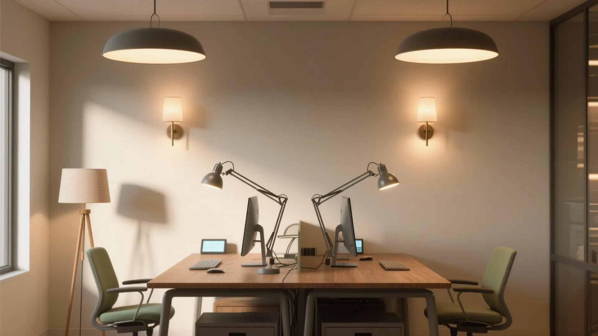 Lighting for two: camera-ready and eye-friendly