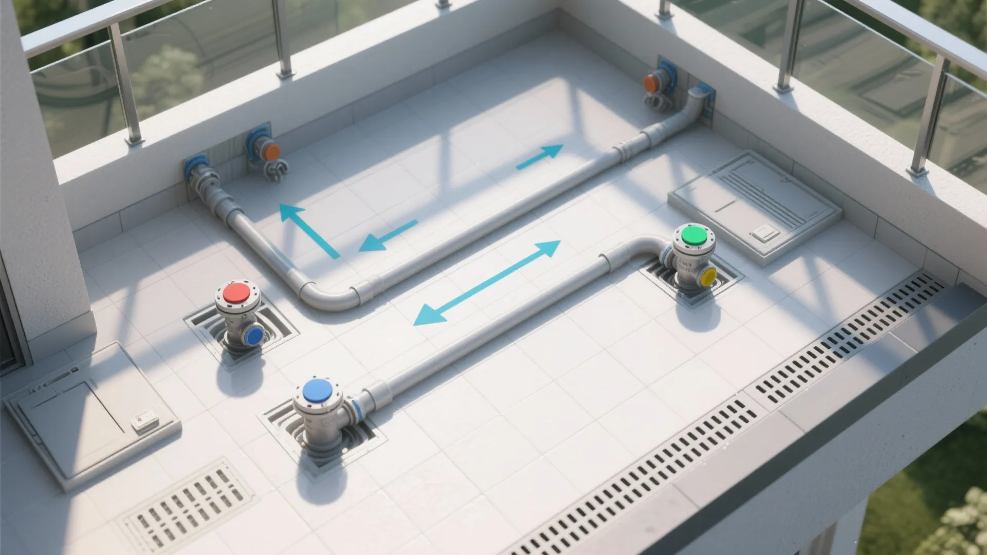 Dual Outlets with Backflow Protection