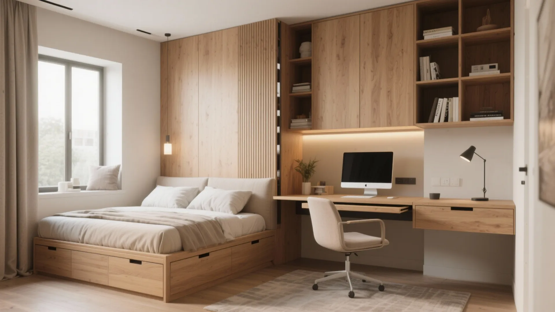 3. Dual-purpose furniture for bedroom flexibility