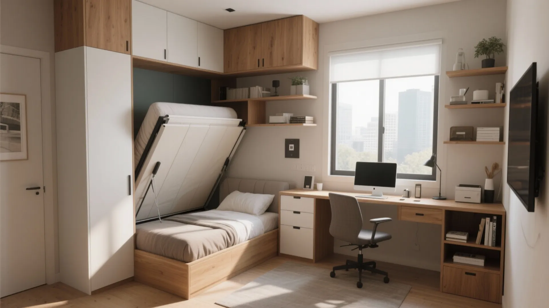 3. Make the second bedroom dual-purpose