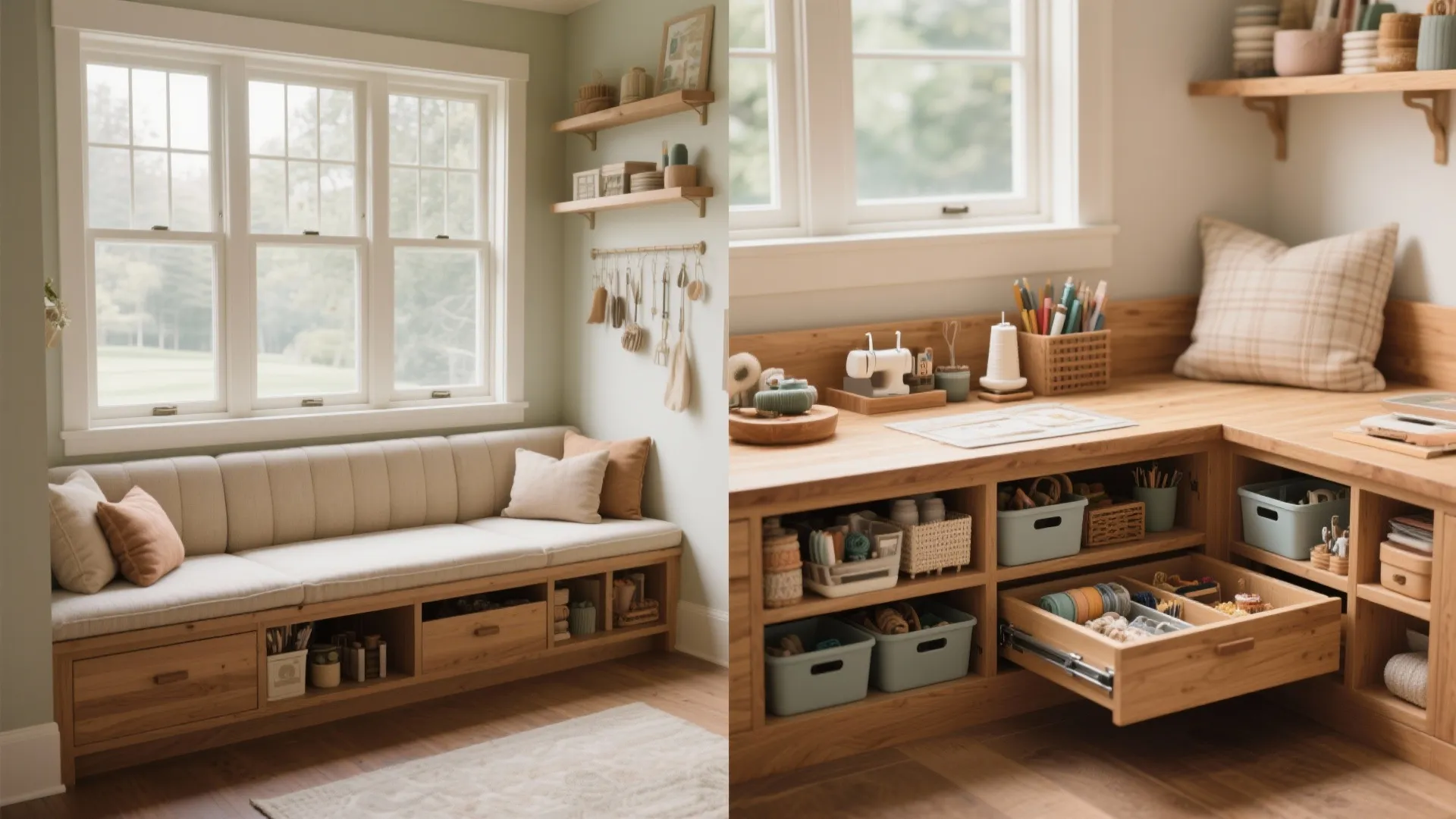 5. Dual-Purpose Furniture and Built-In Niches