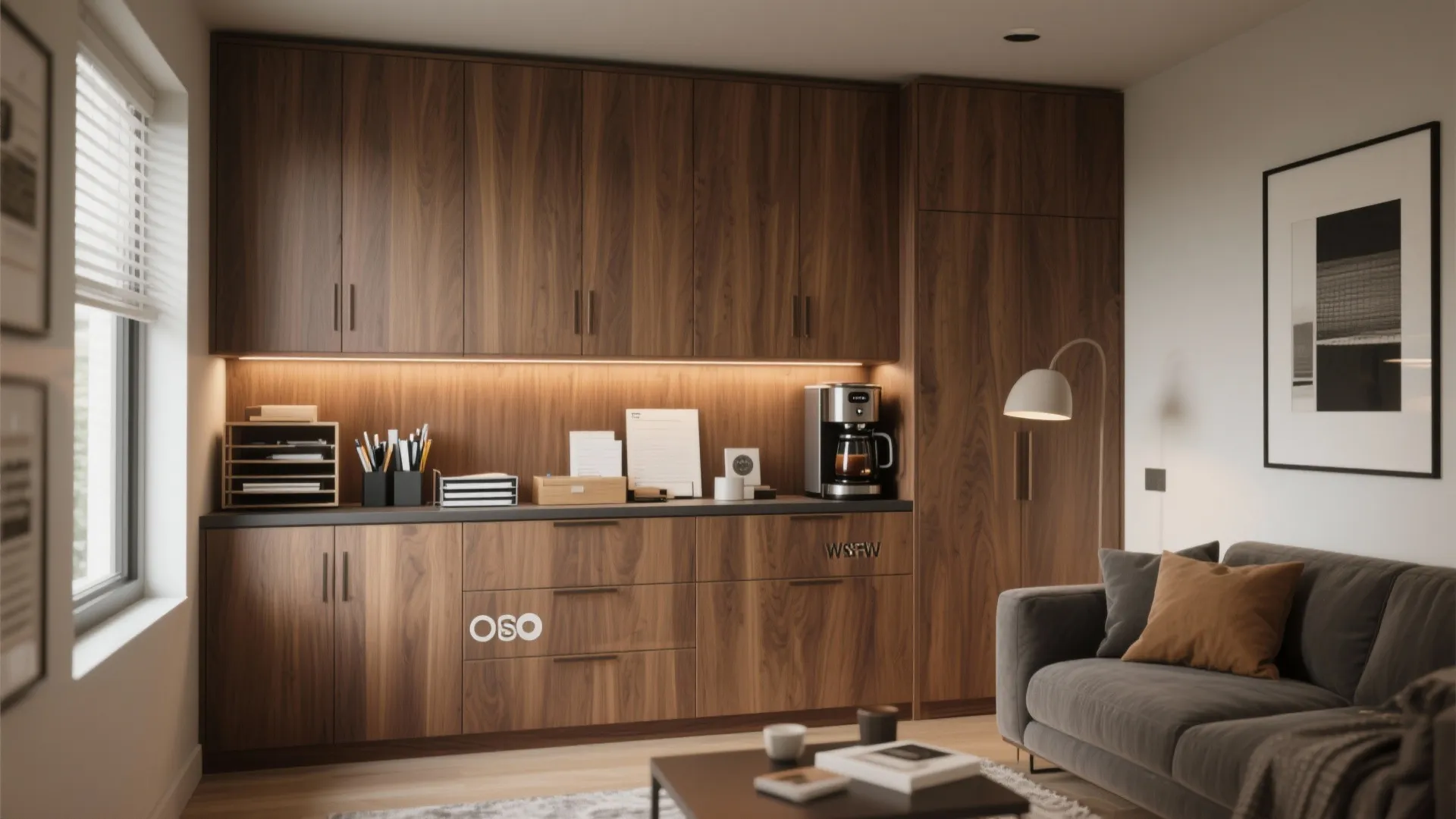 8. Dual-purpose Cabinetry