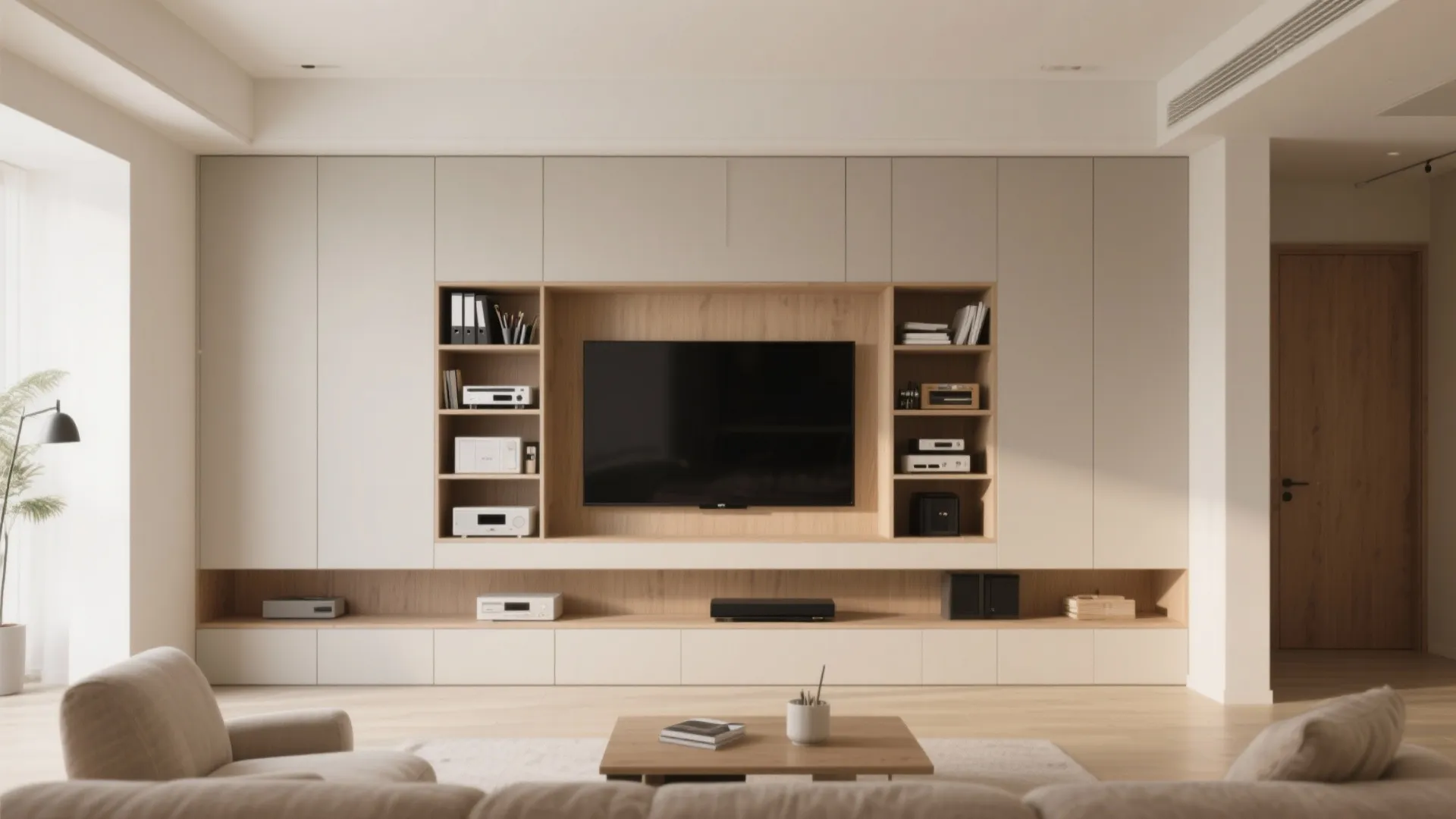 3. Dual-Purpose Storage Cabinets