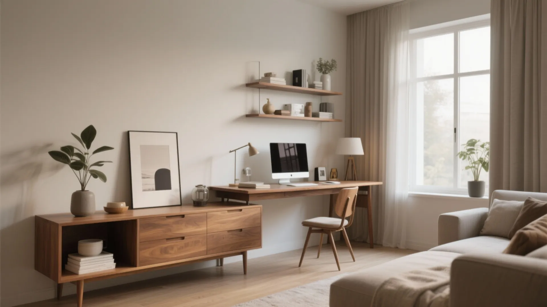 2. Dual-Purpose Furniture