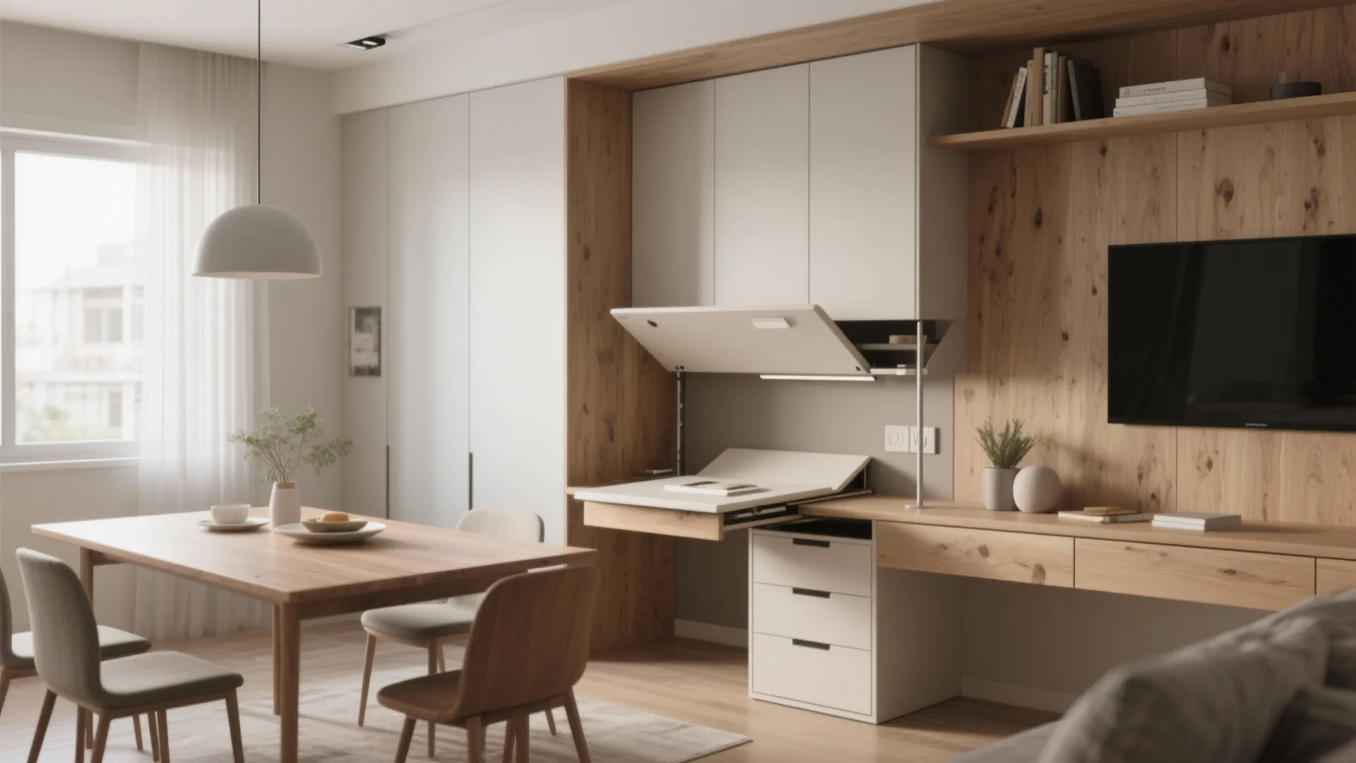 2. Dual-Purpose Furniture