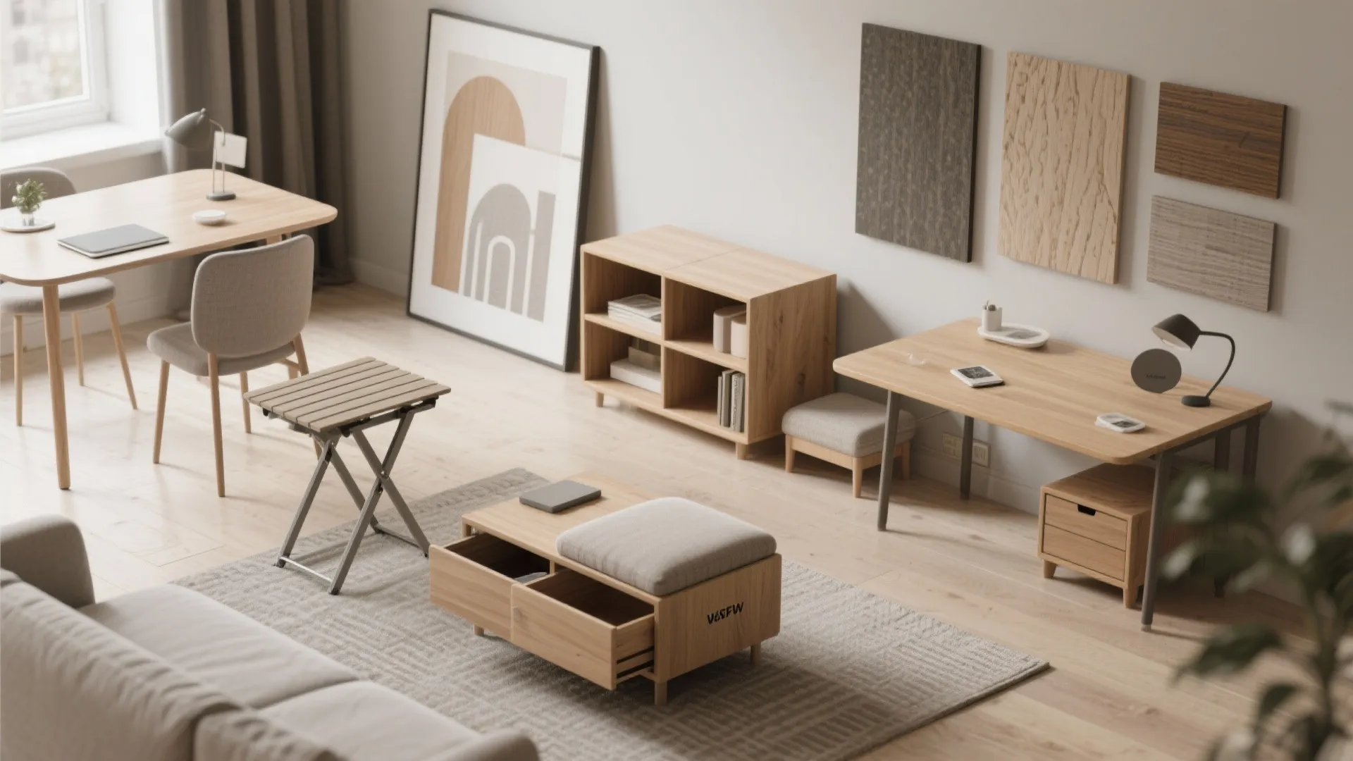 5. Dual-Purpose Furniture