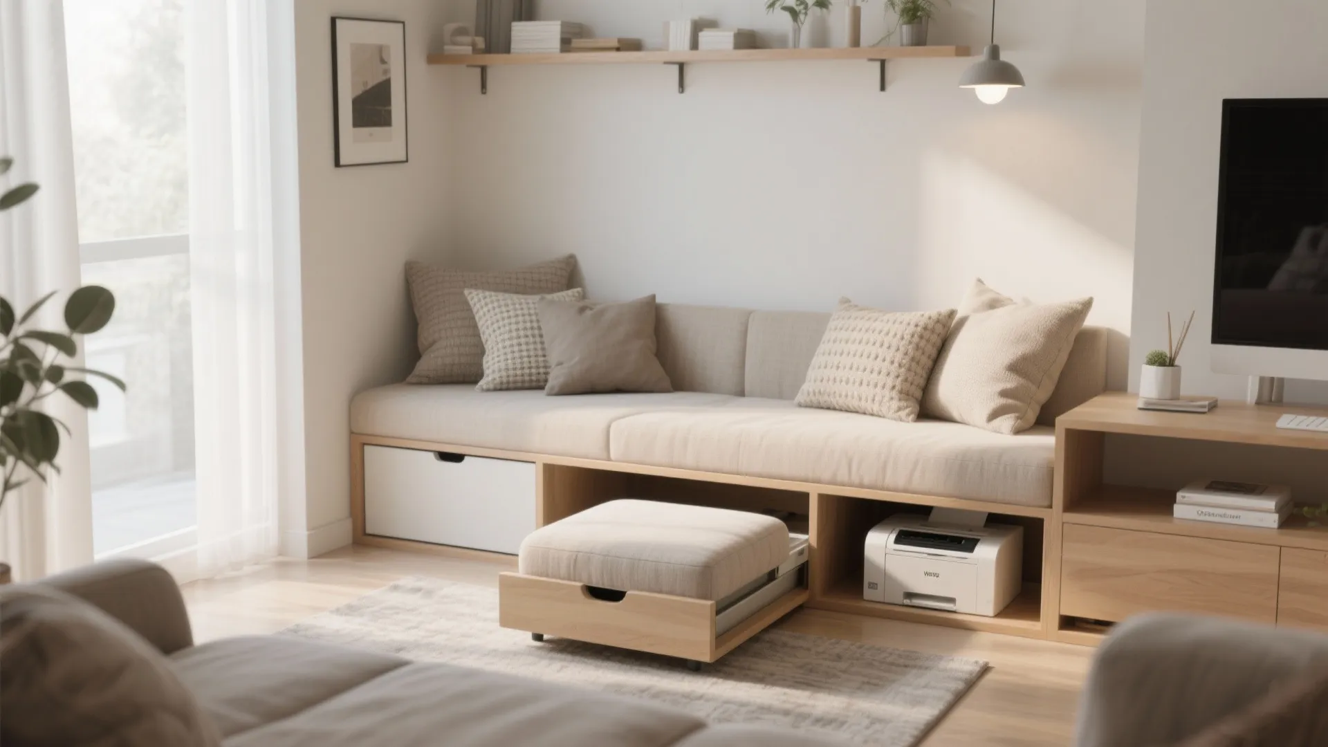 6. Dual-purpose Furniture