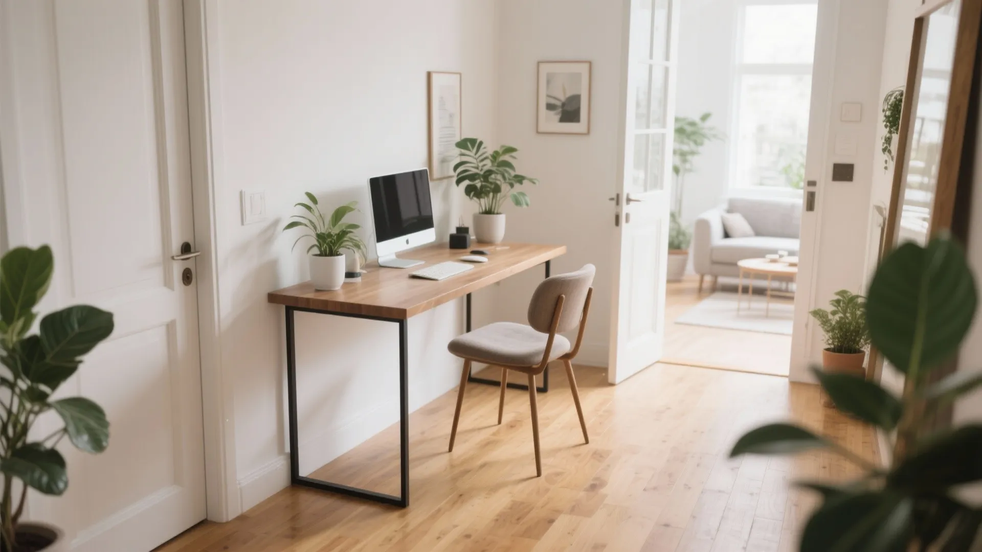 2. Dual-purpose furniture for work and life