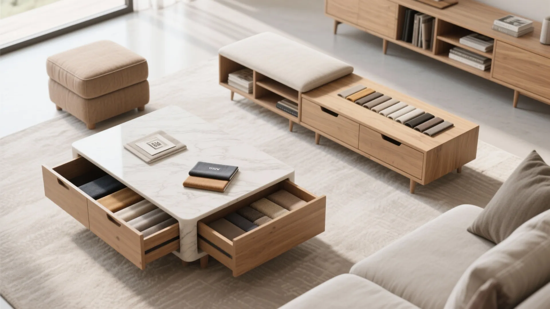 6. Dual-Purpose Furniture