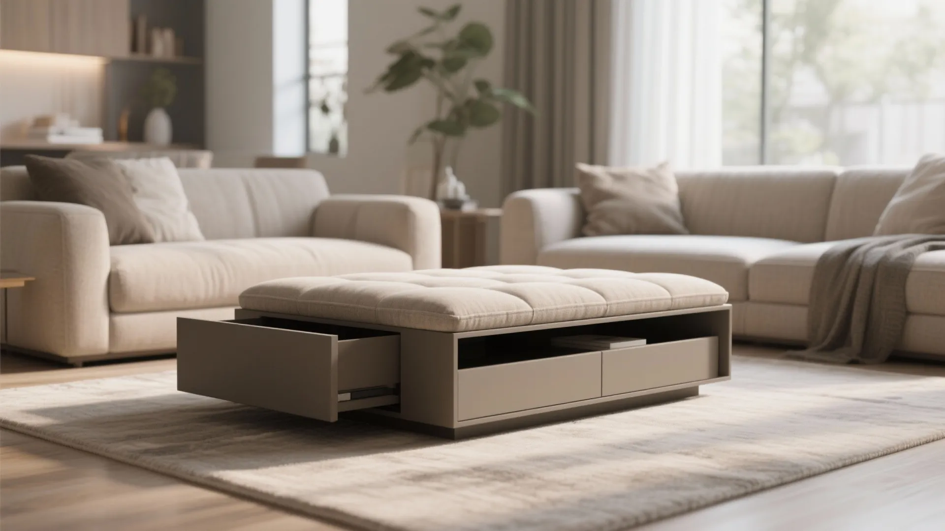 10. Dual-purpose furniture