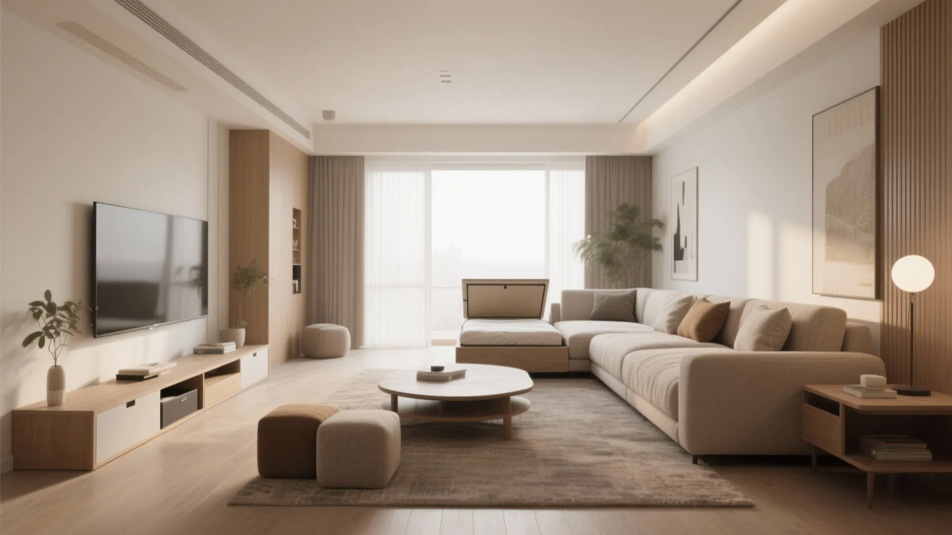 2. Dual-Purpose Furniture