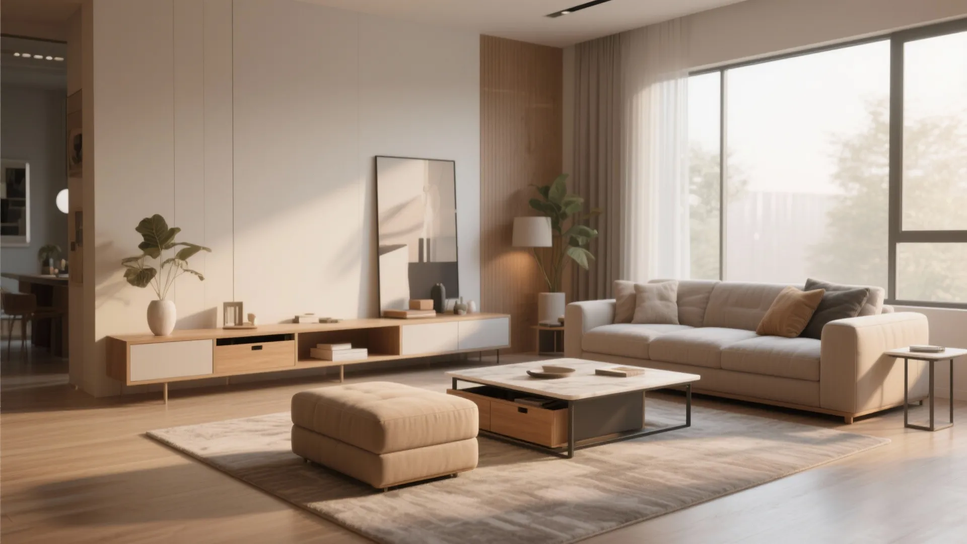 9. Dual-purpose furniture