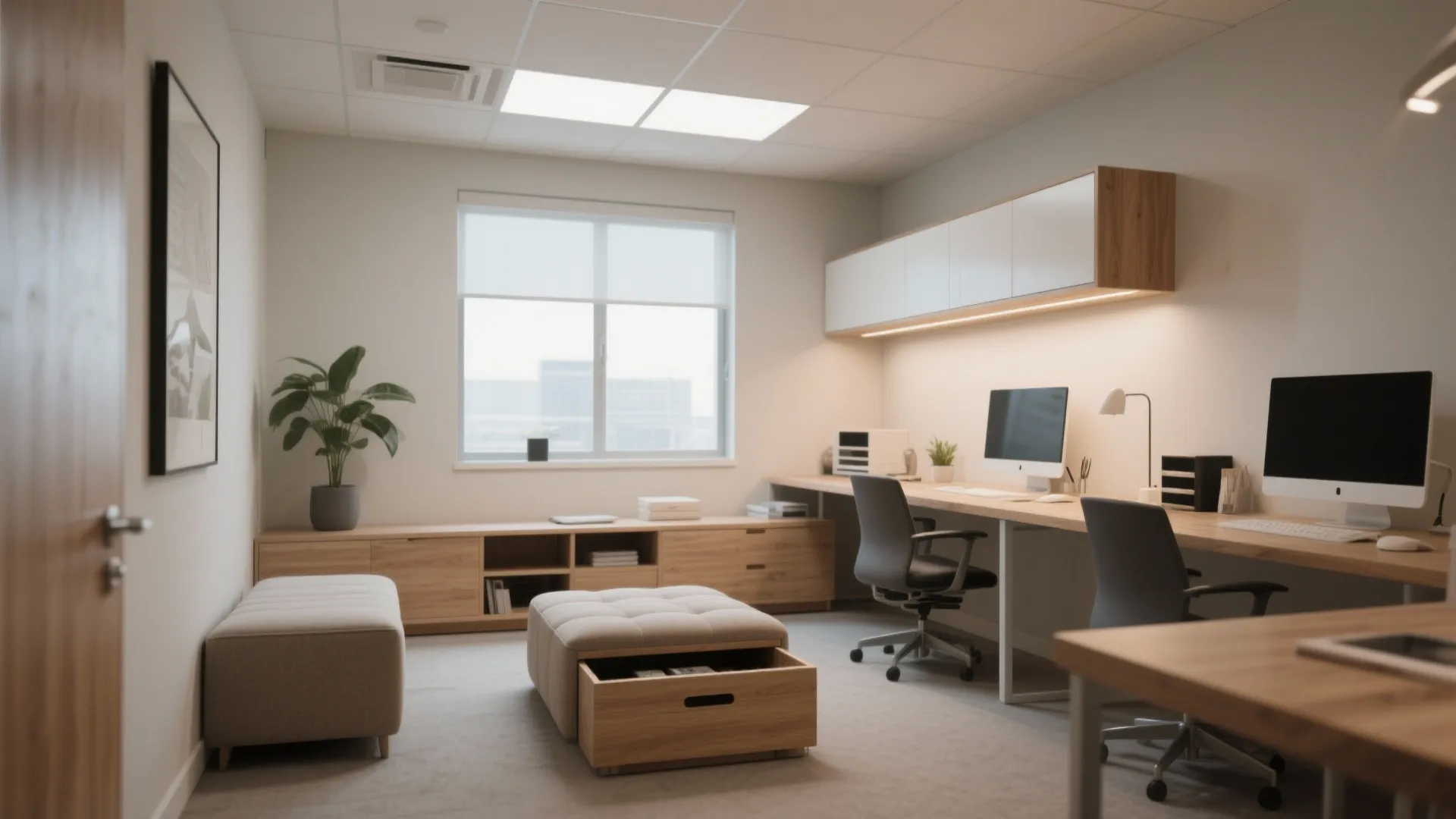 2. Dual-Purpose Furniture