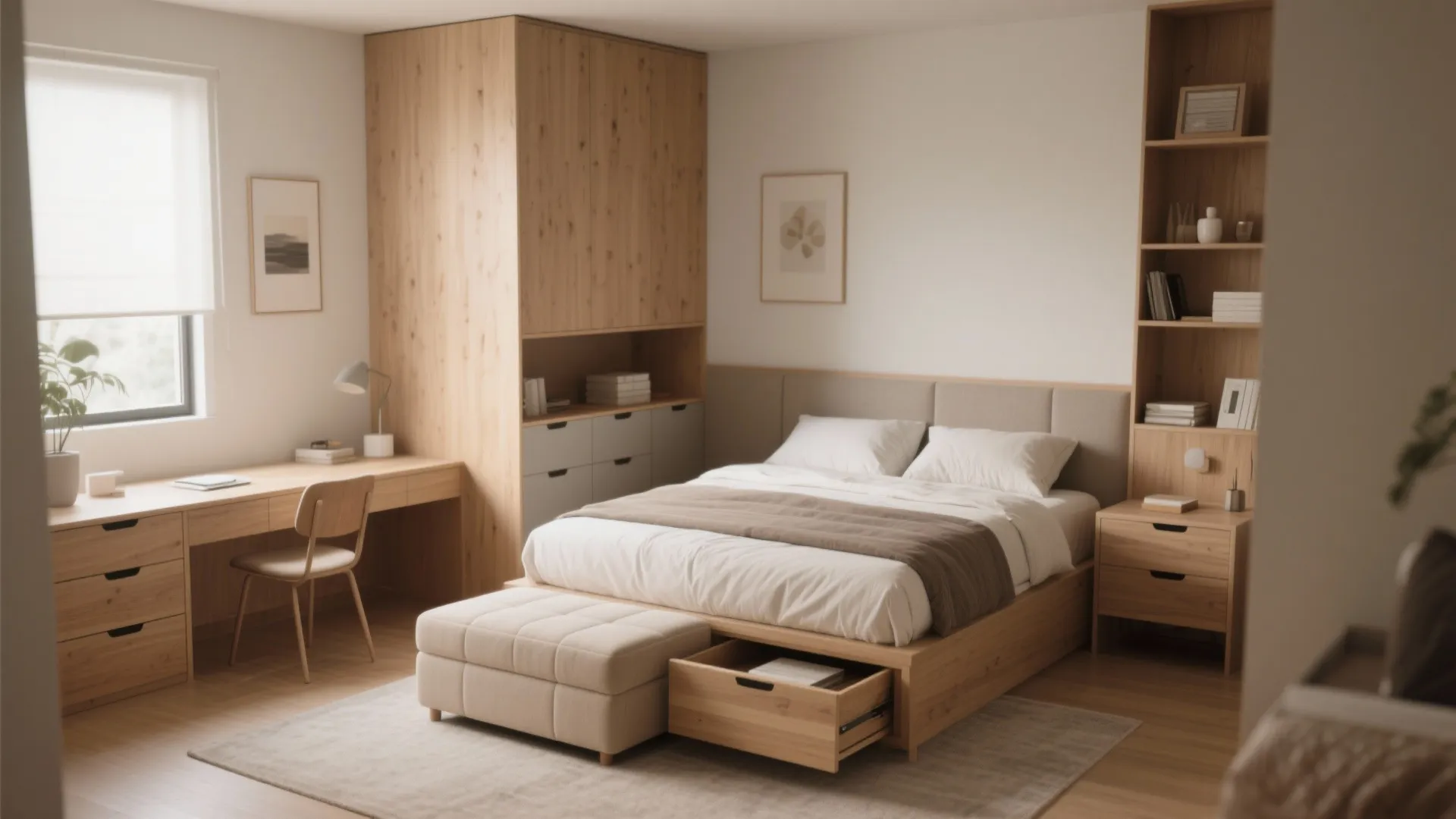 2. Dual-purpose Furniture that actually works