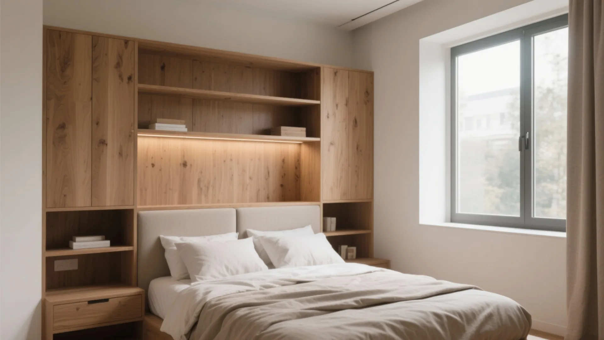 3. Dual-Purpose Headboard