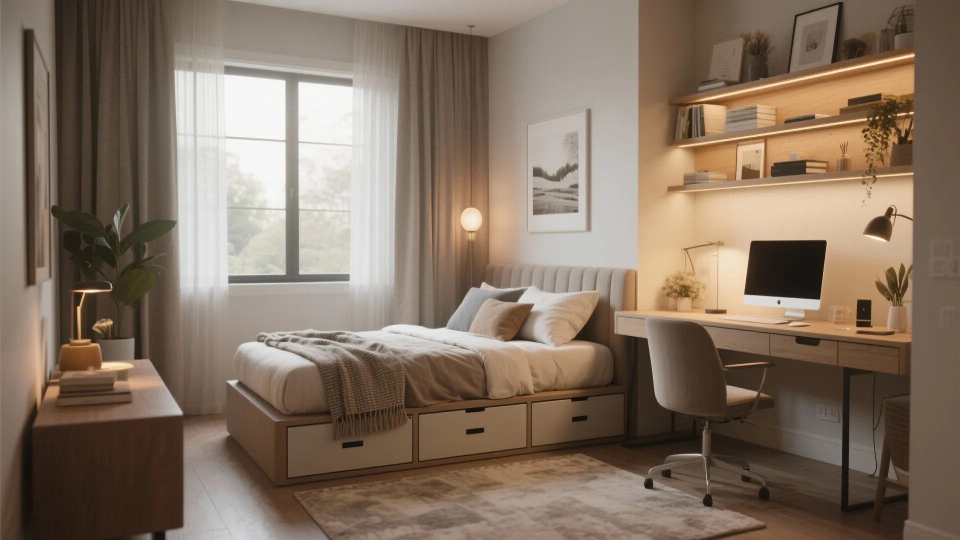 4. Dual-Purpose Furniture