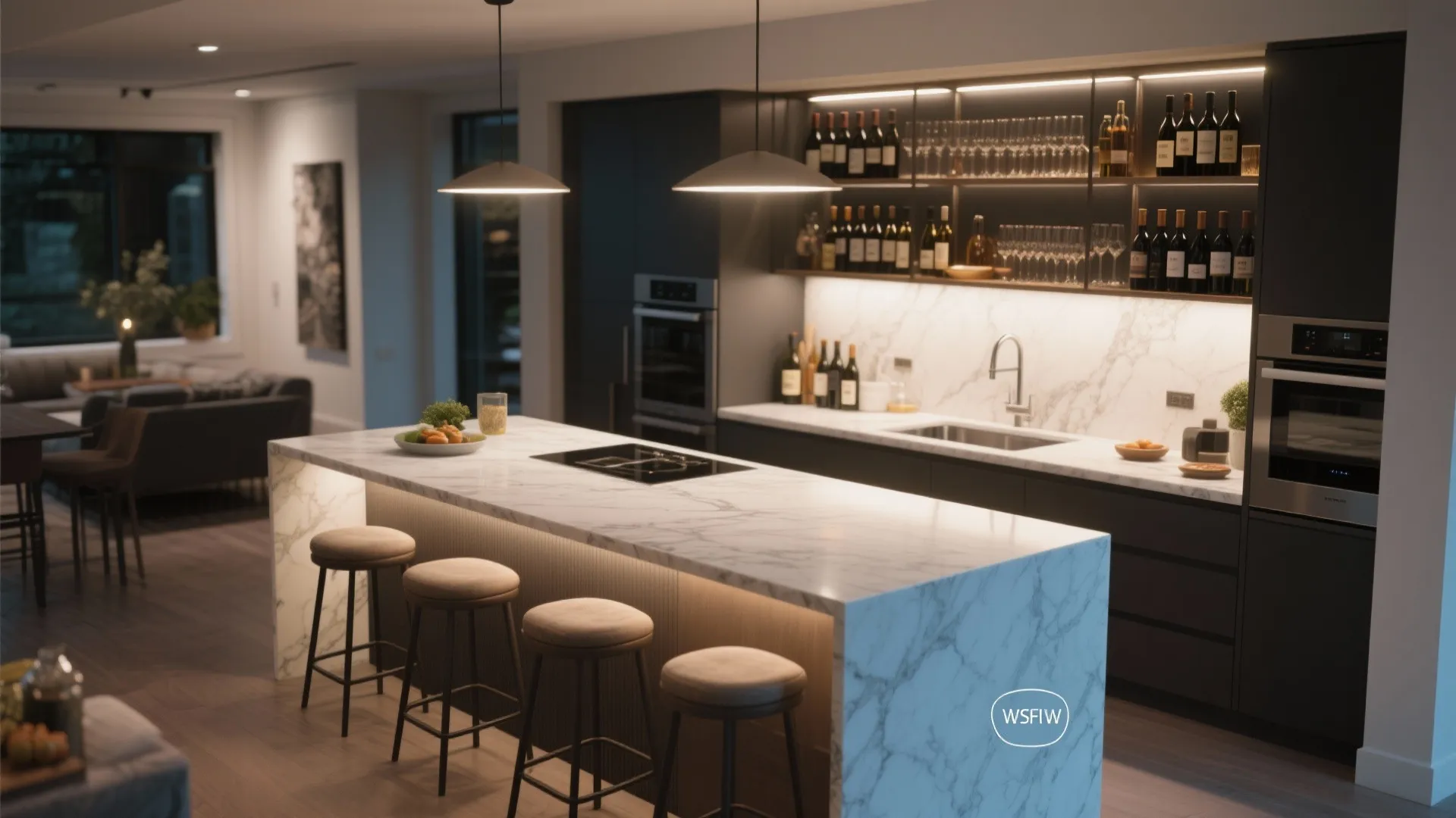 3. Dual-Purpose Kitchen Island