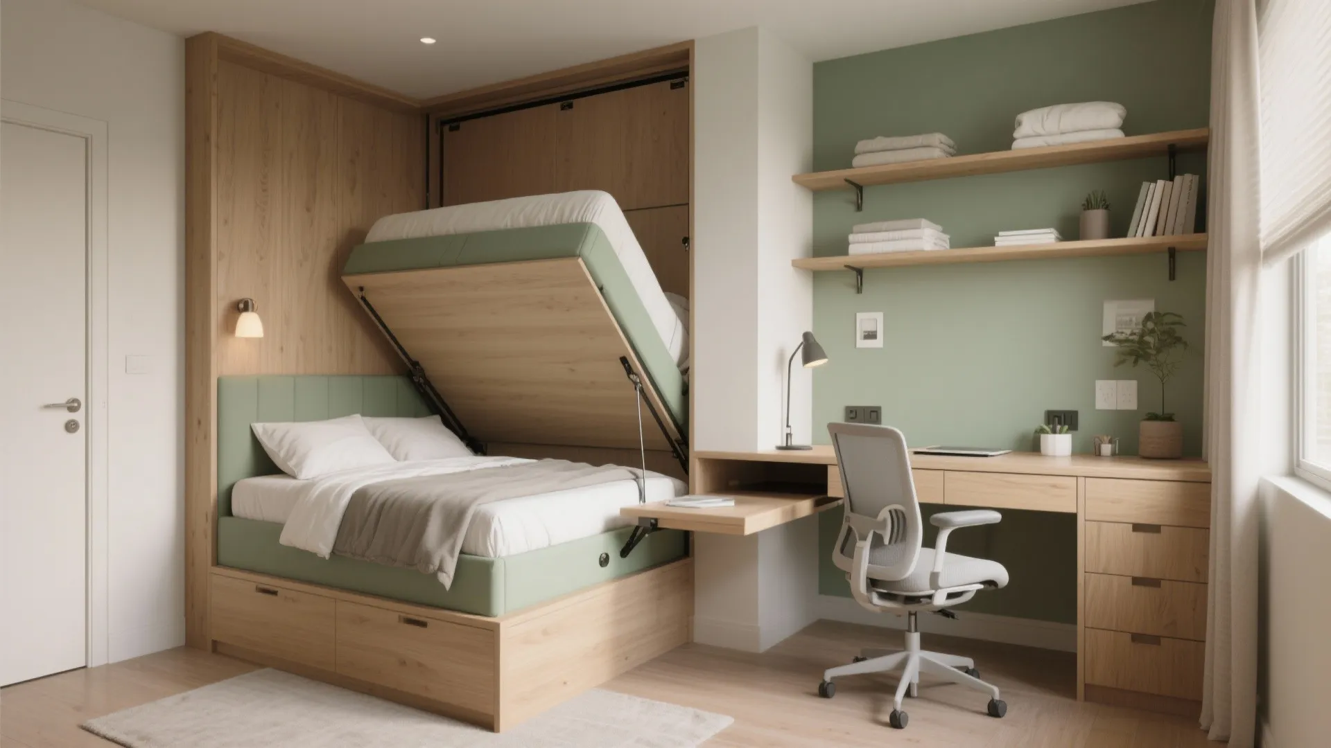 2. Create dual-purpose rooms with smart zoning