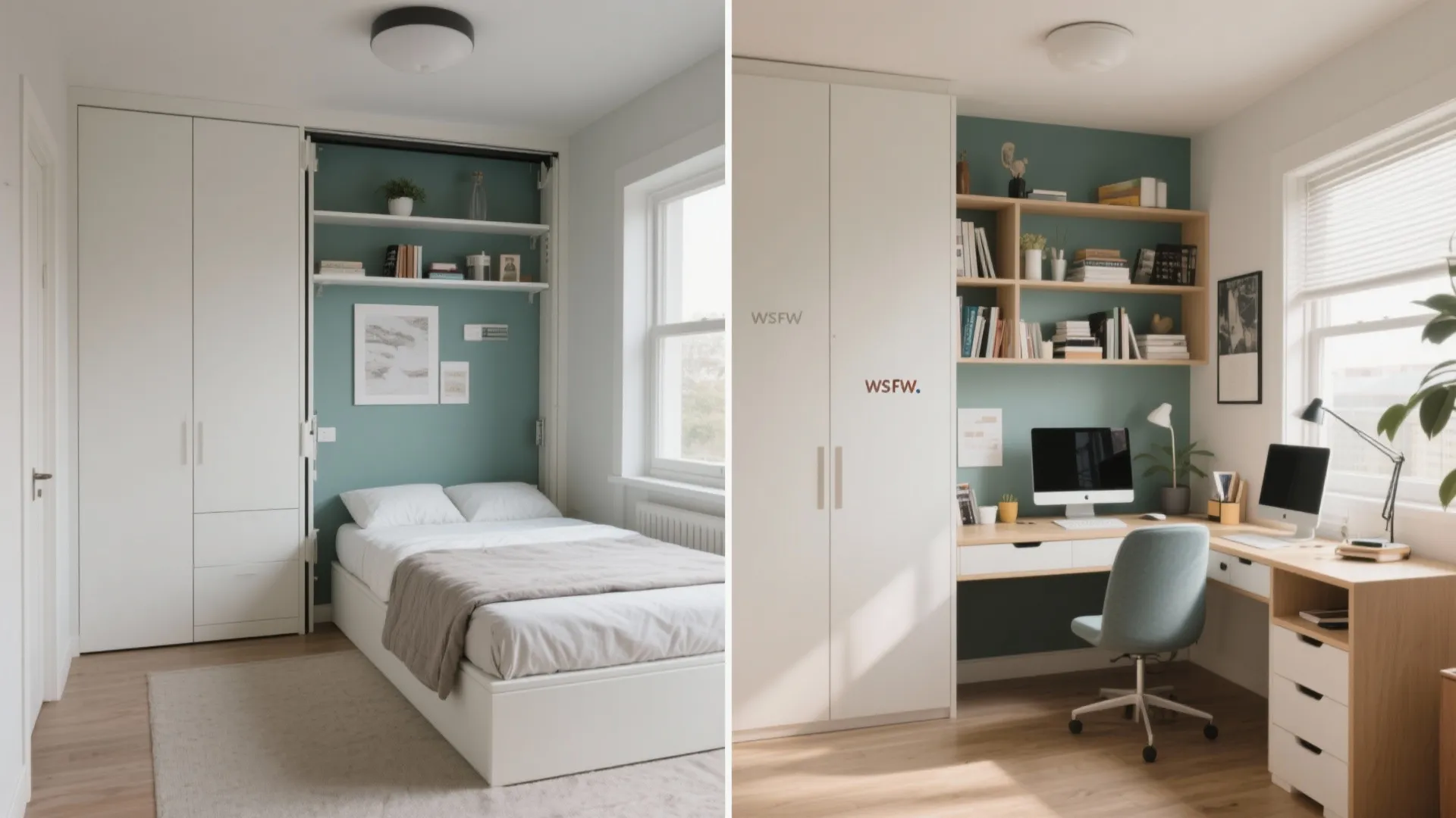 Dual-purpose study & guest room