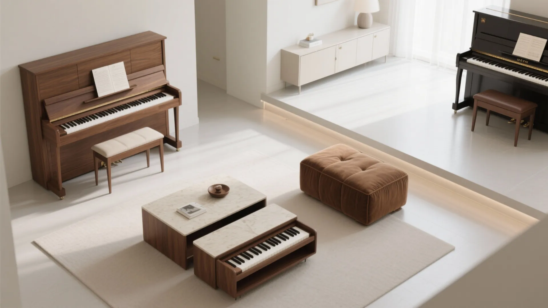 Scaled Storage and Dual-Purpose Pieces