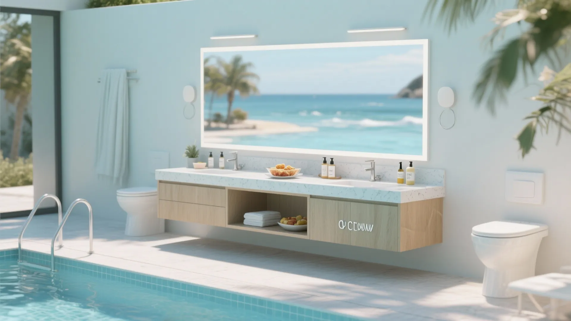 10. Dual-purpose Vanity Space