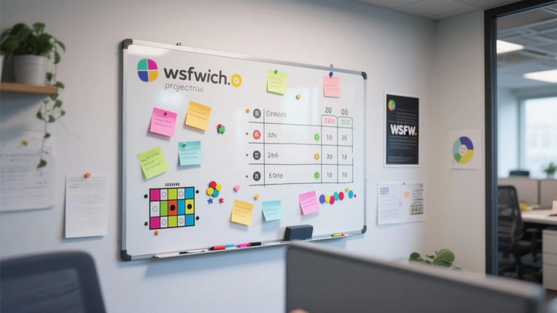 9. Whiteboard for Work and Scorekeeping