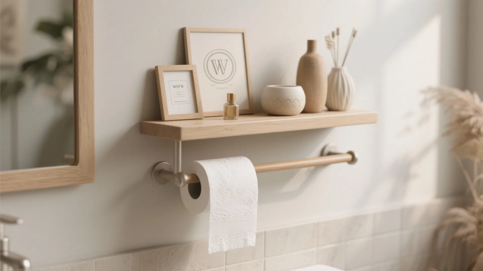 7. Dual-Purpose Shelf & Holder