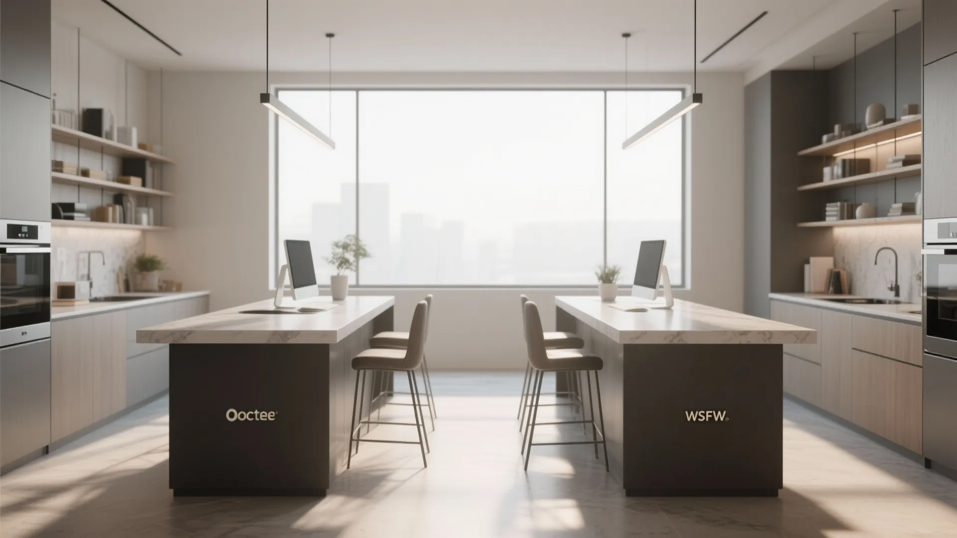 10. Dual-Sided Kitchen Island Style