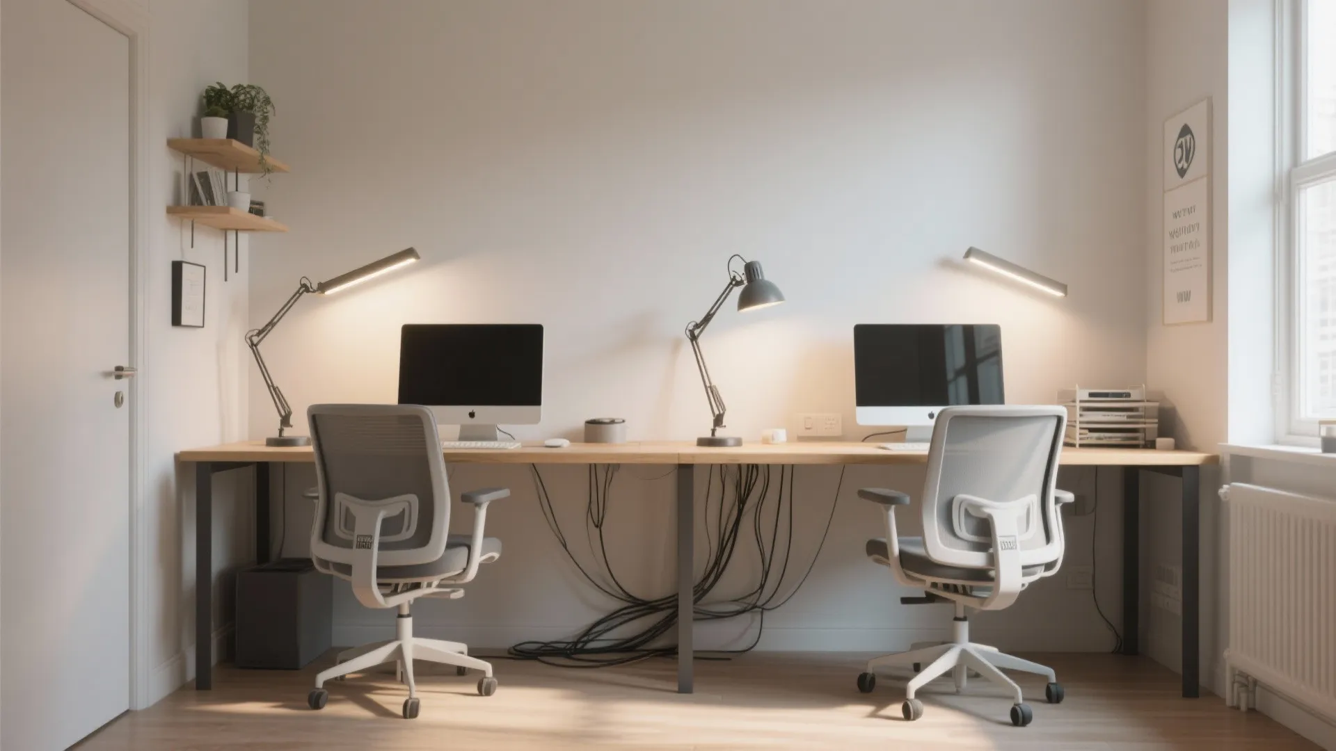 2. Create a Dual-Task Desk Setup