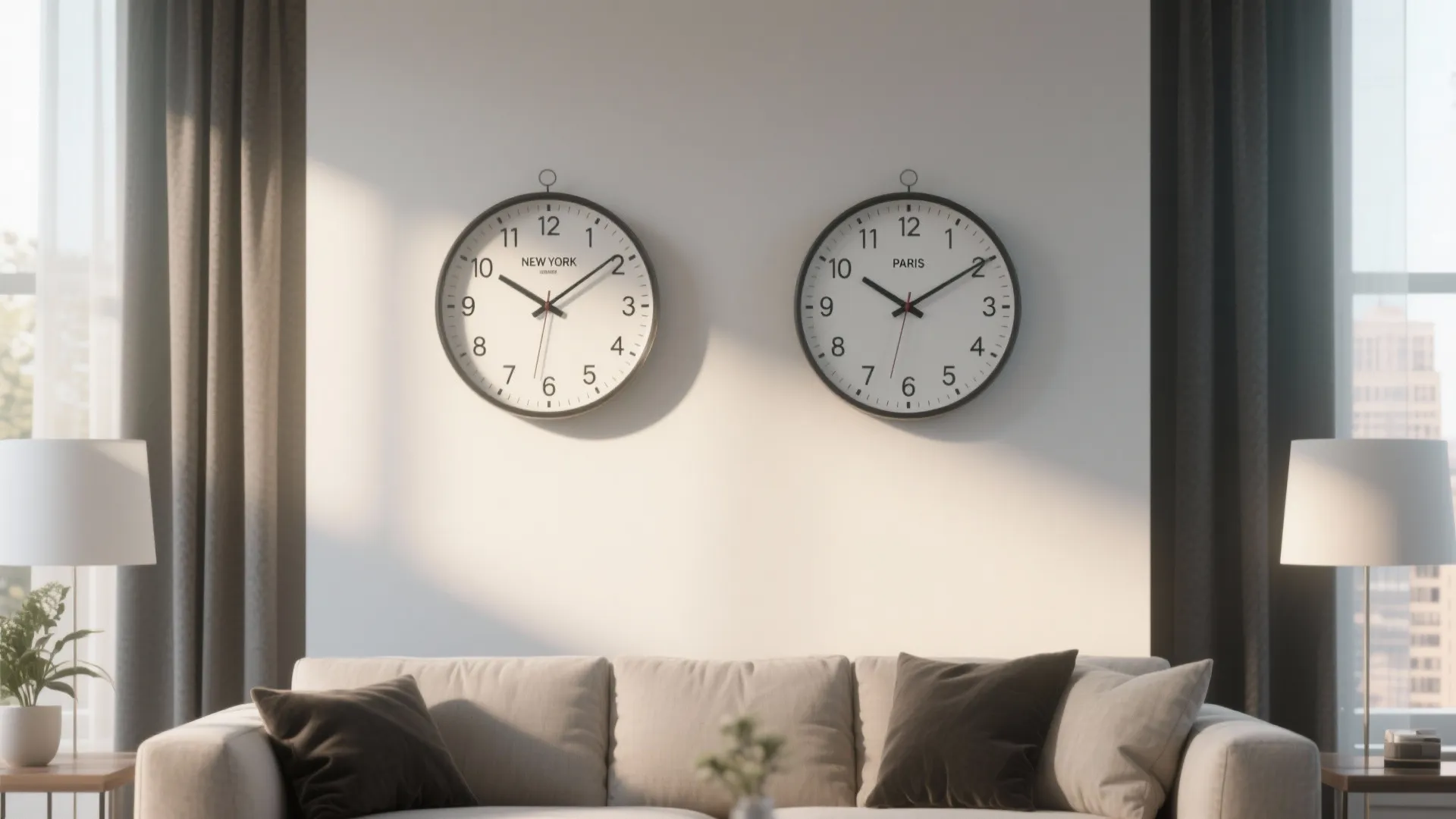 7. Dual-Time Zone Clocks