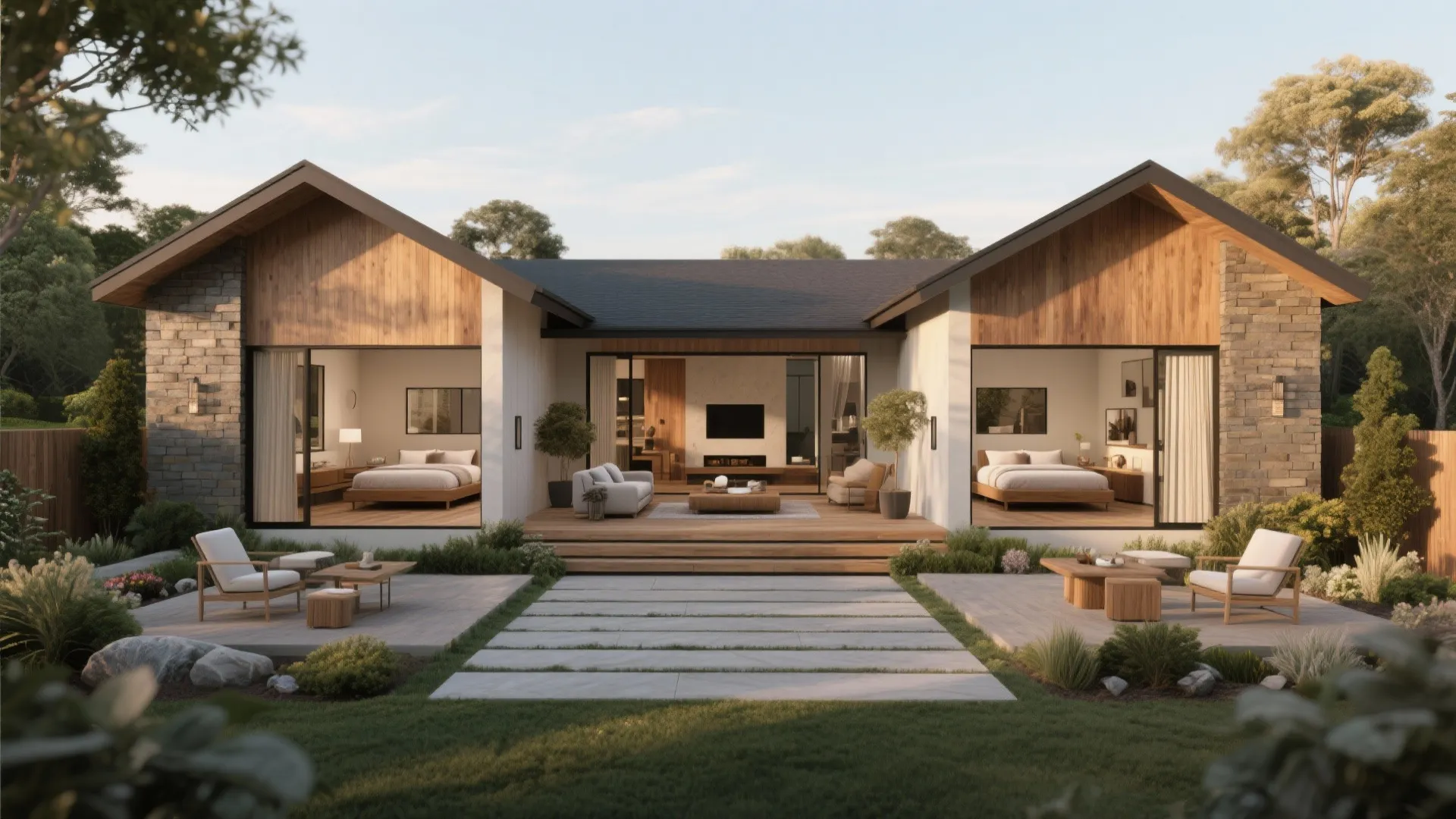 3. Dual Wing Plan: Shared Core, Separate Retreats