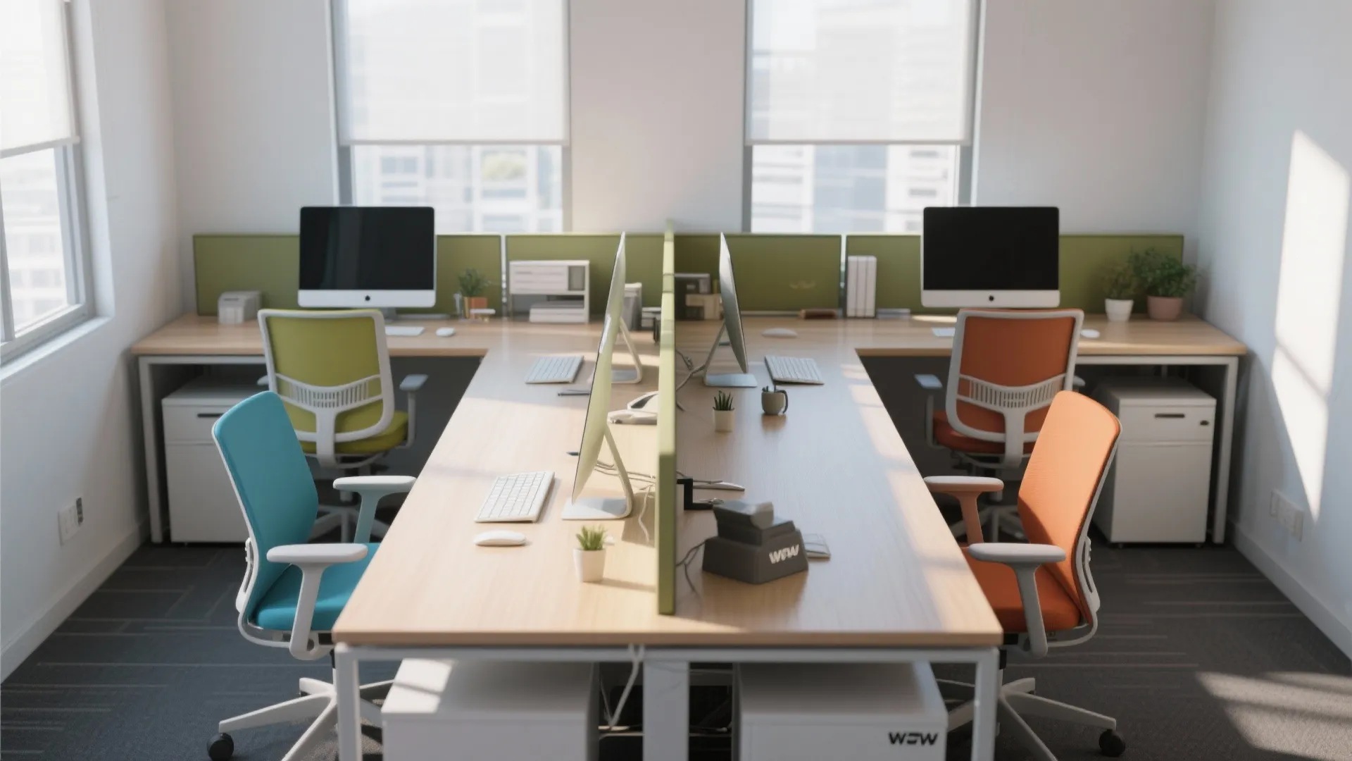 6. Dual-Workstation Desk