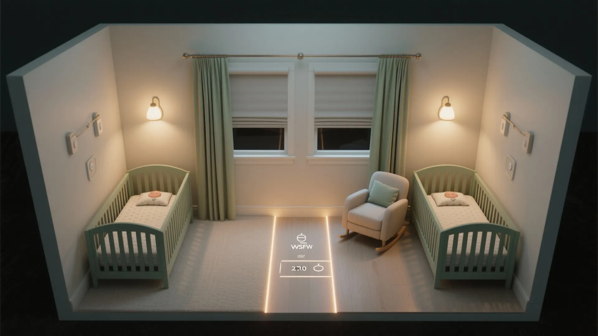 Dual-Zone Lighting and Blackout Strategy