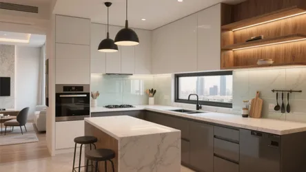 3 BHK Apartment in Dubai: 5 Smart Kitchen Design Ideas