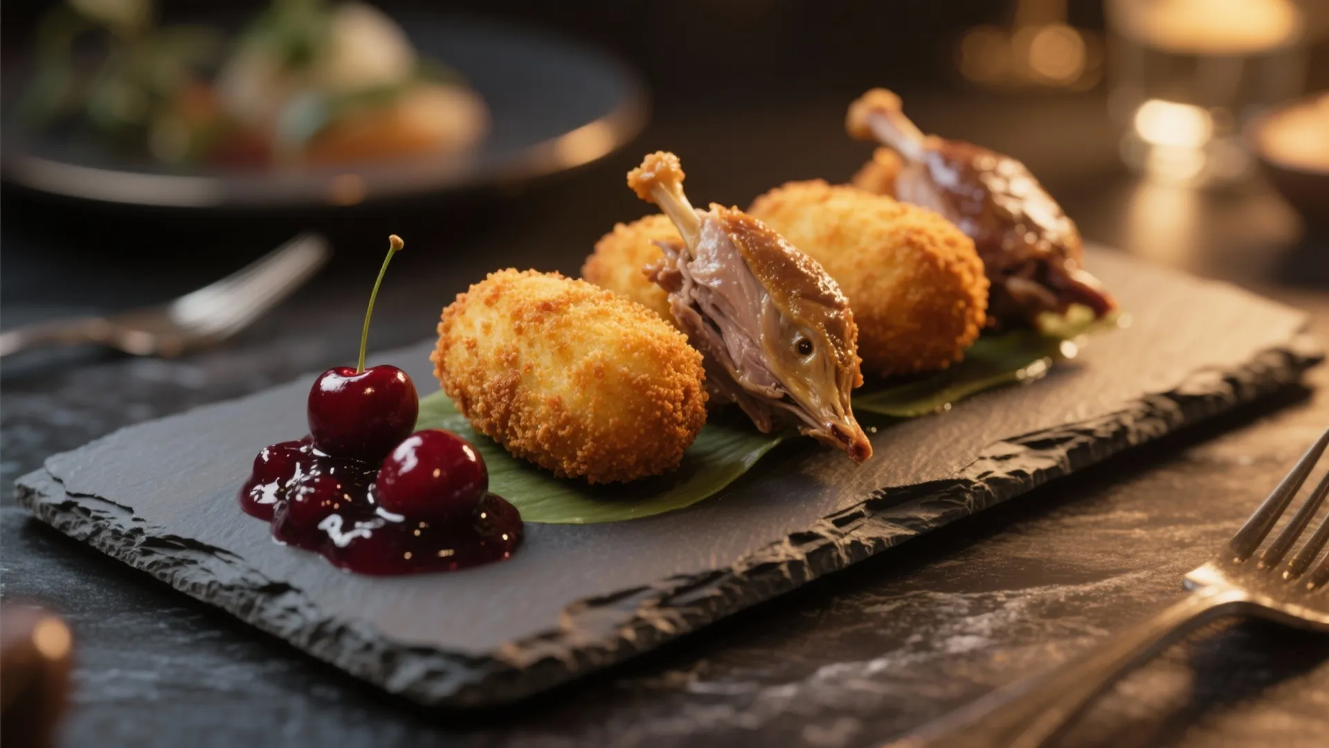 8. Duck Confit Croquettes