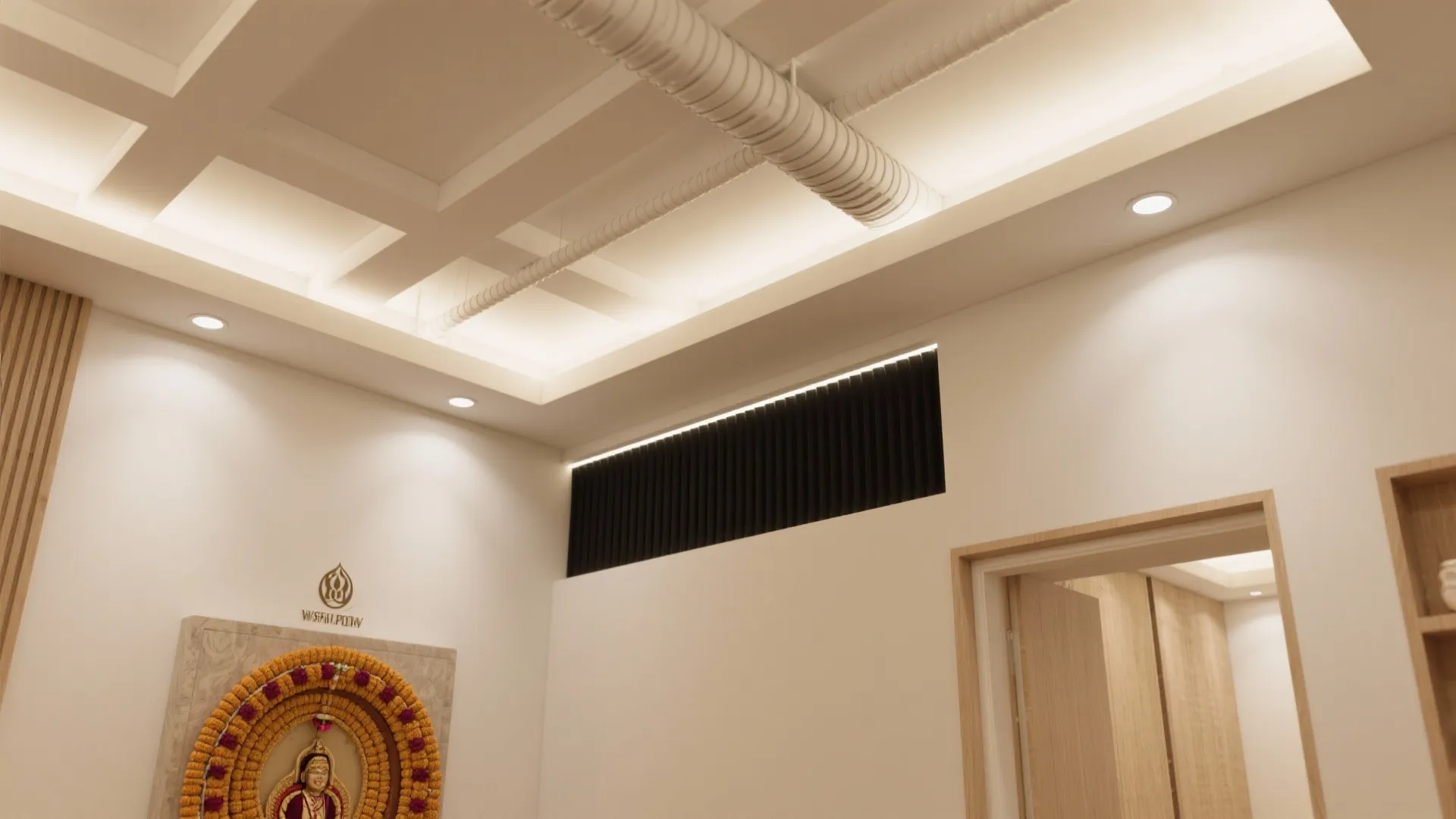 Vent-friendly Beam Frame with Hidden Duct