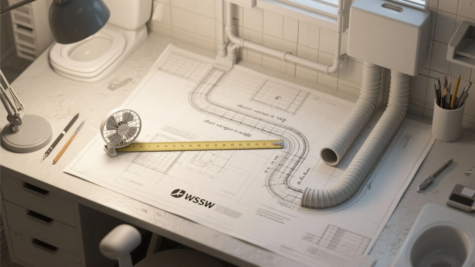 2. Check the route before choosing duct size