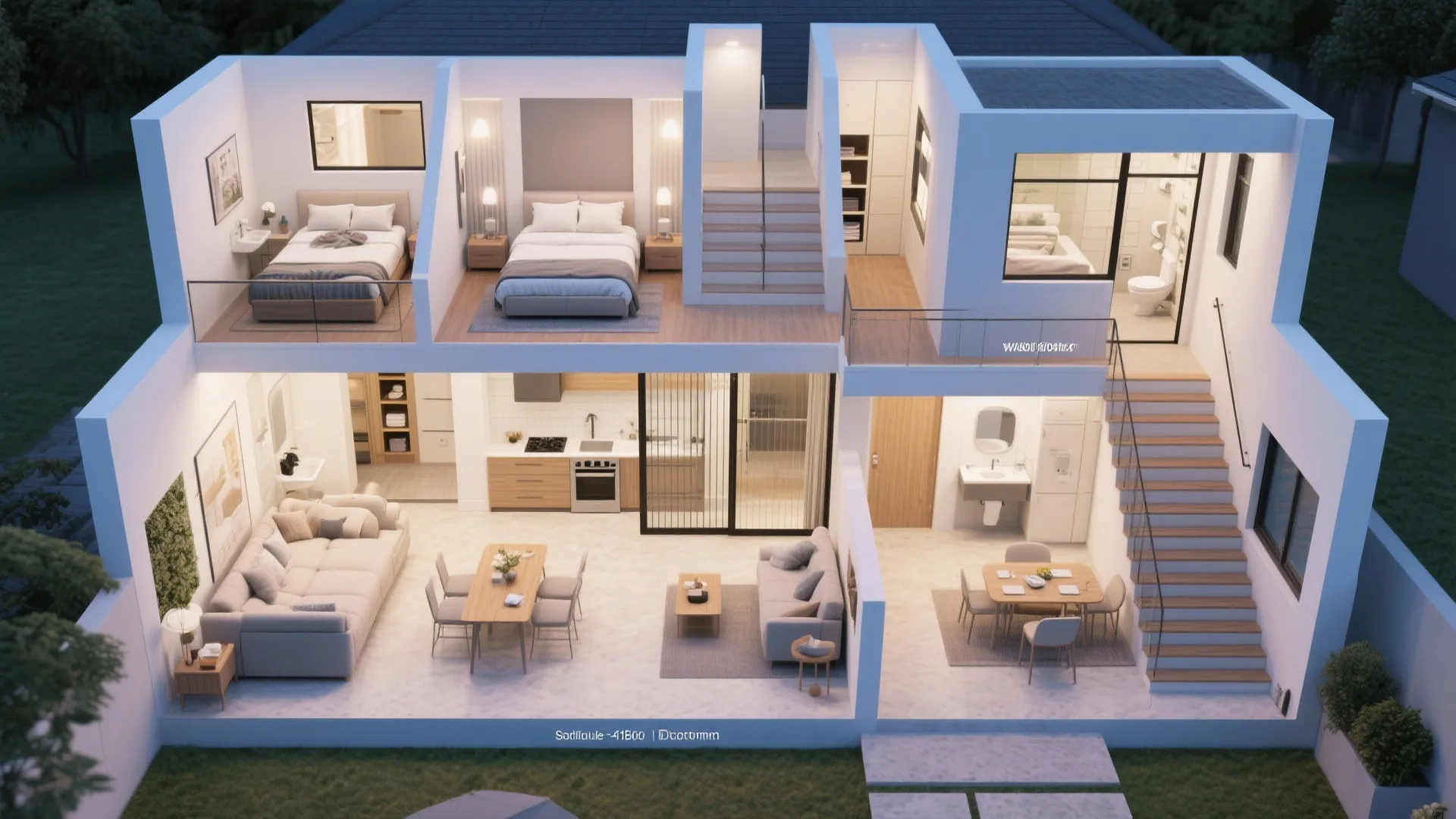 Putting It All Together: A Sample 4 BHK Duplex Flow