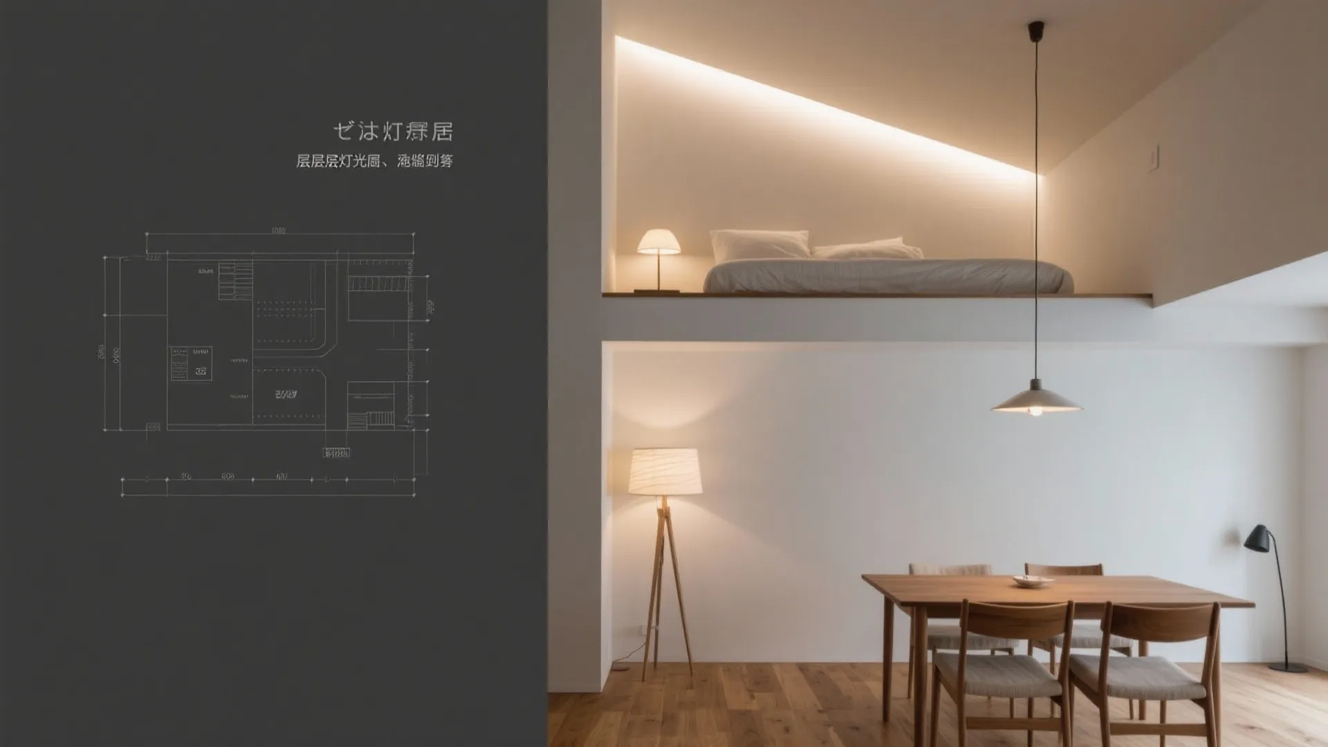 Tips 3: 天井高と採光差を“レイヤー照明”で補正（東京・日式風格）