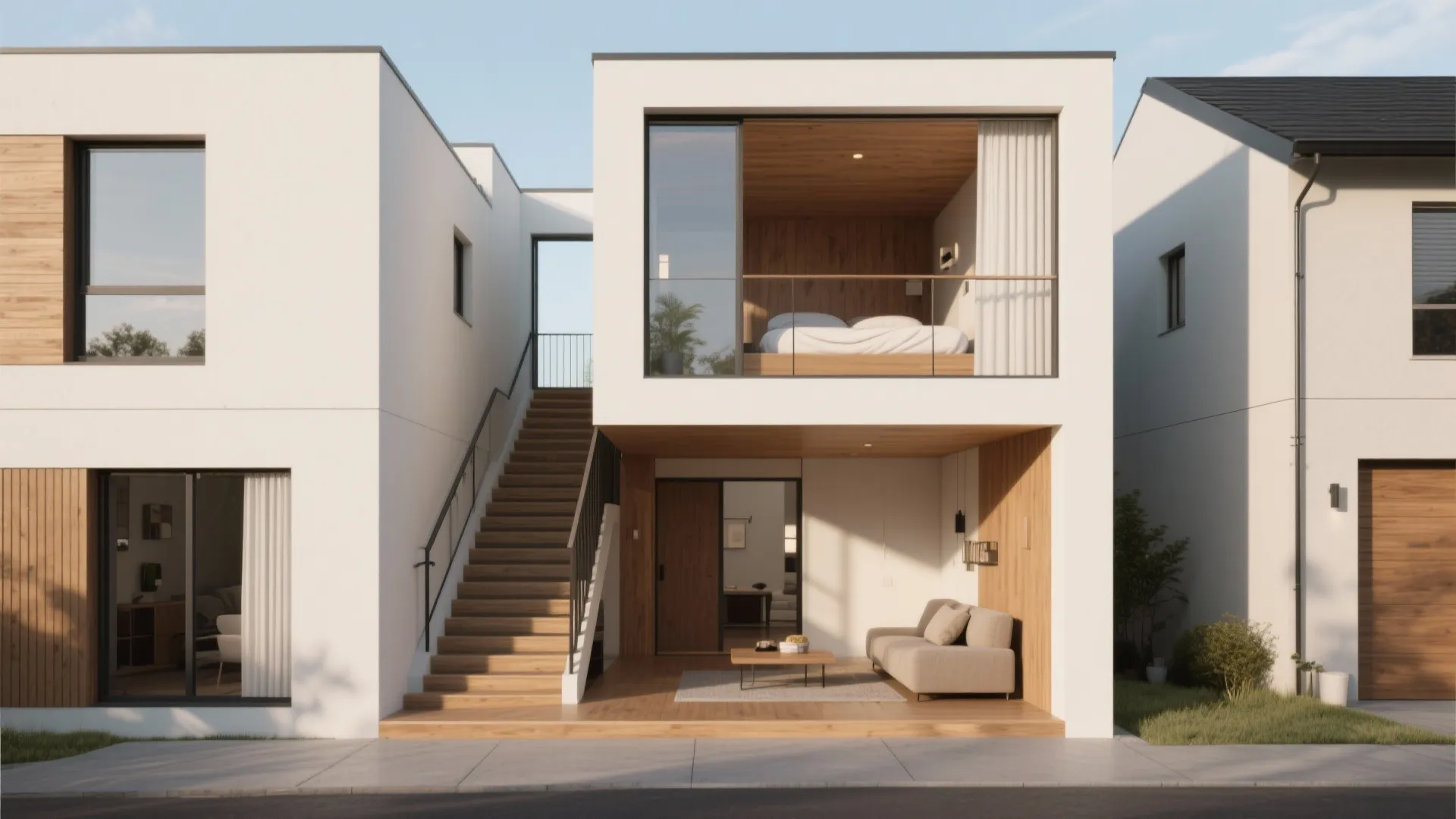 4. Duplex Option: Stack Living and Sleeping