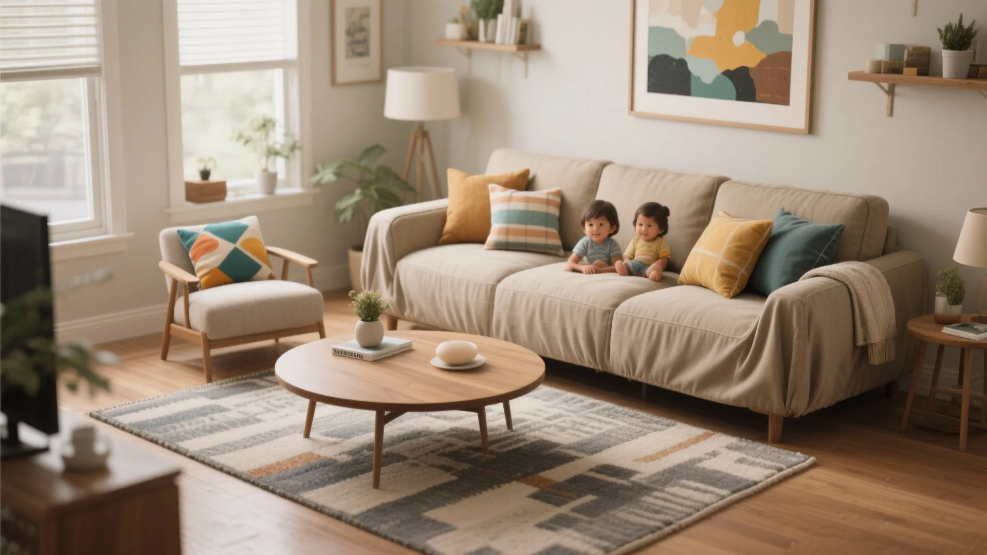 Durable, Cozy Finishes that Clean Up Fast