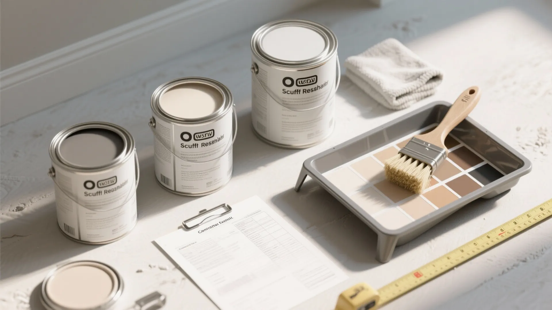 4. Durable paints for high-traffic zones