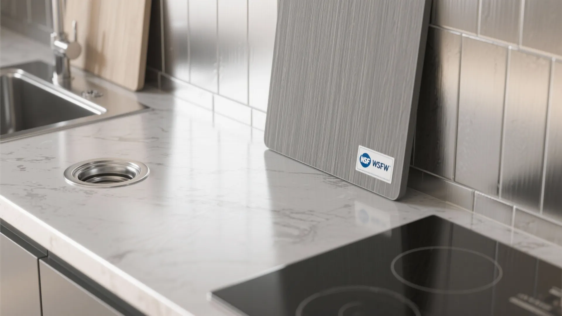 4. Durable, easy-to-clean surfaces