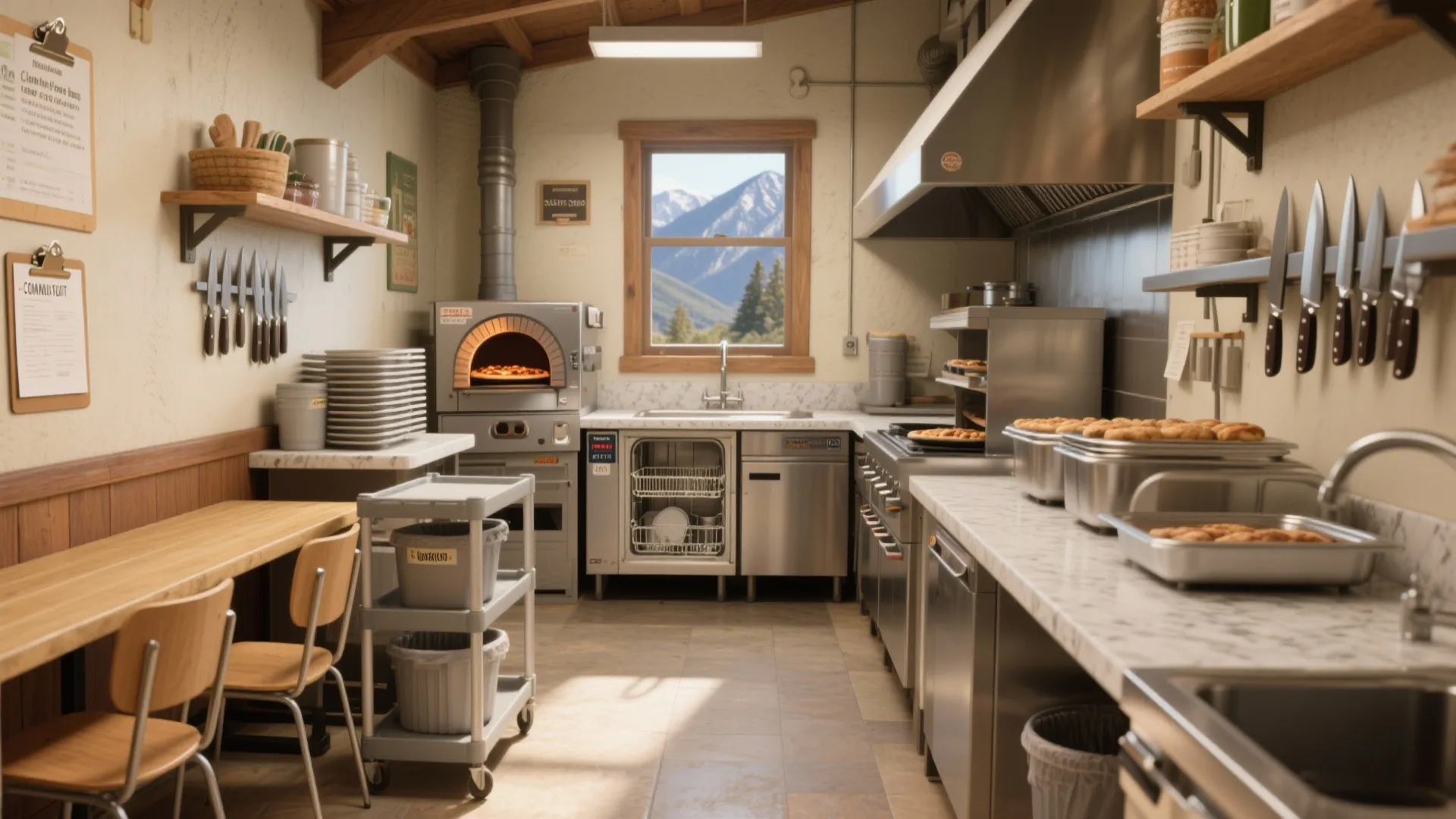 Manna Soup Kitchen: 5 Small-Space Design Inspirations: How I’d reimagine Manna Soup Kitchen in Durango, Colorado using clever small-space kitchen ideas