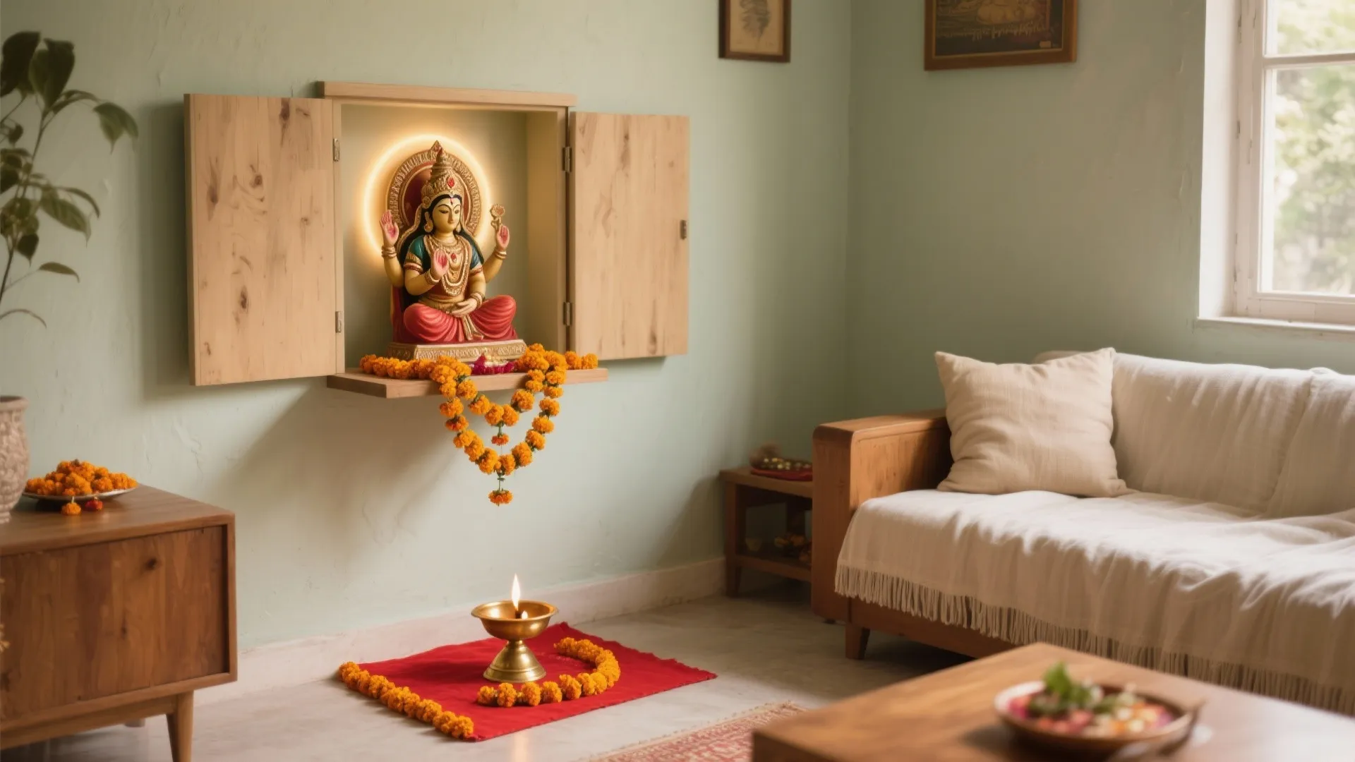 5 Durga Pooja Decoration Ideas for Small Homes: A senior interior designer’s small-space Durga Pooja decoration playbook with pro tips, costs, and sourcing ideas