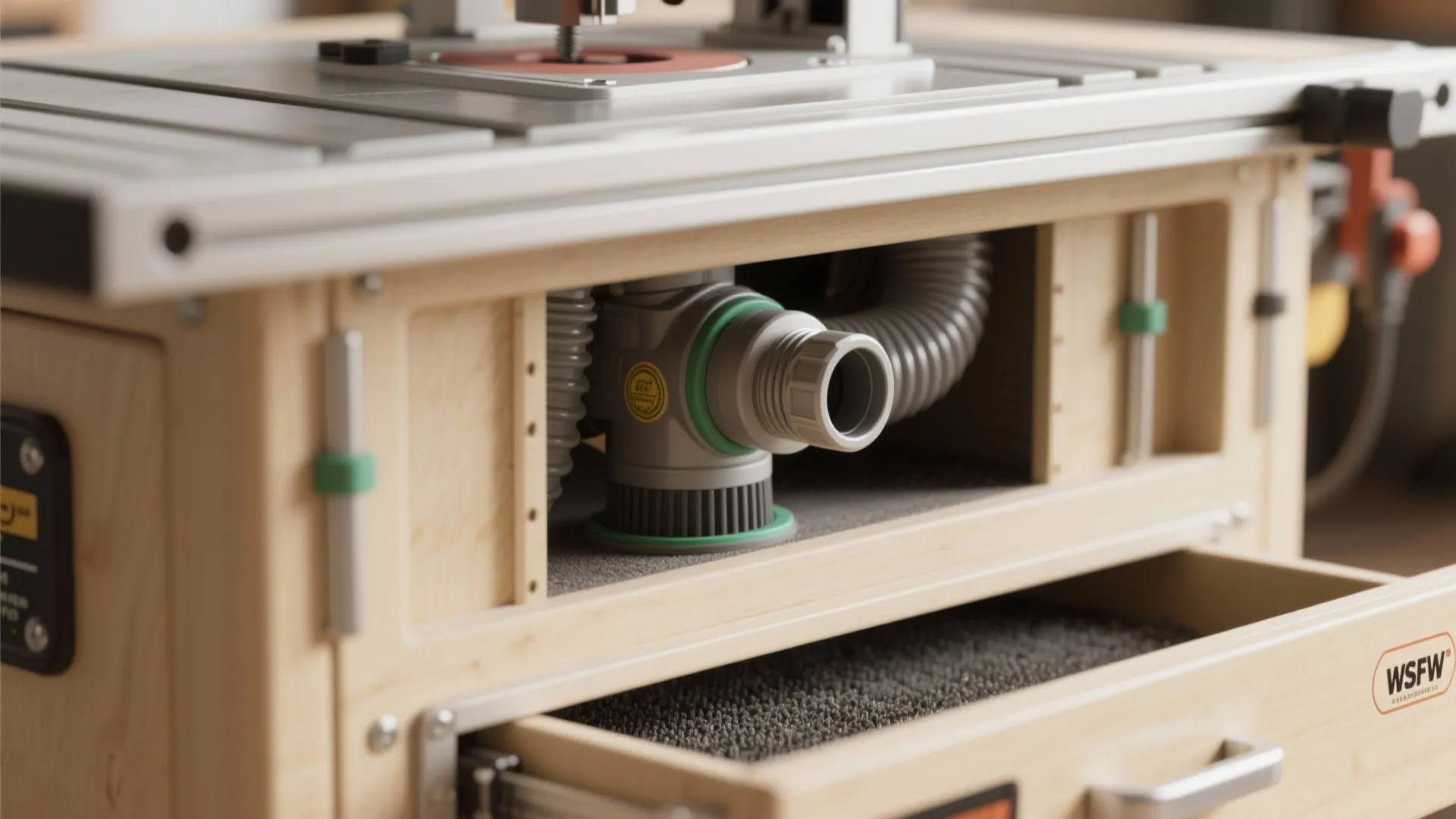 5. Combination Table with Dust Collection